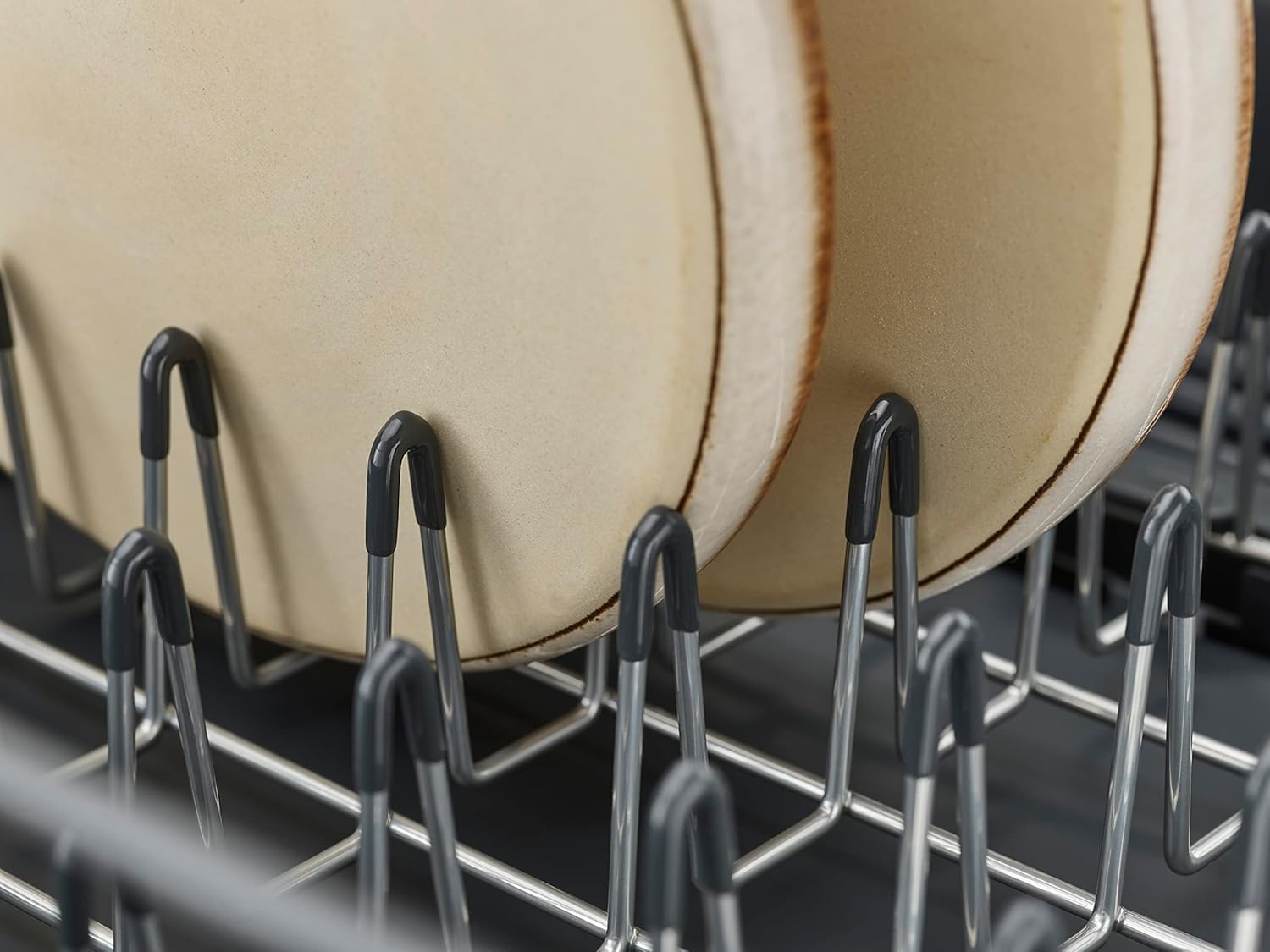 Joseph Joseph Extendable Dish Drainer Rack with Swivel Spout | Stainless Steel Plastic | Grey 4