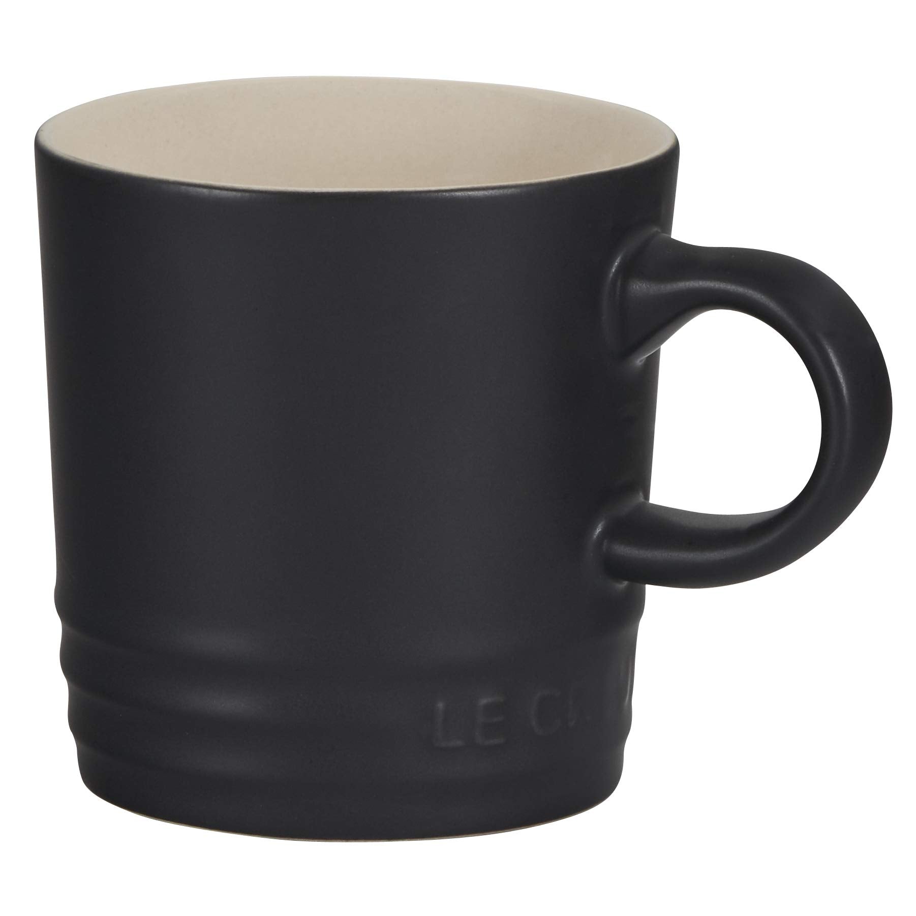 LE CREUSET Stoneware Espresso Mug - 100 ml Capacity | Matte Black | Chip-Resistant Enamel 1