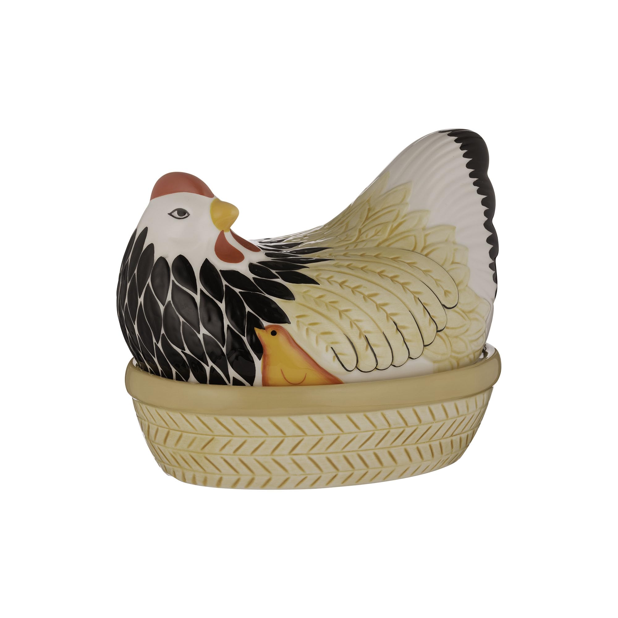 Mason Cash Mother Hen Egg Storage Nest | Chip Resistant Dolomite | Multi-Colour | 21 x 16.5 x 18 cm 1