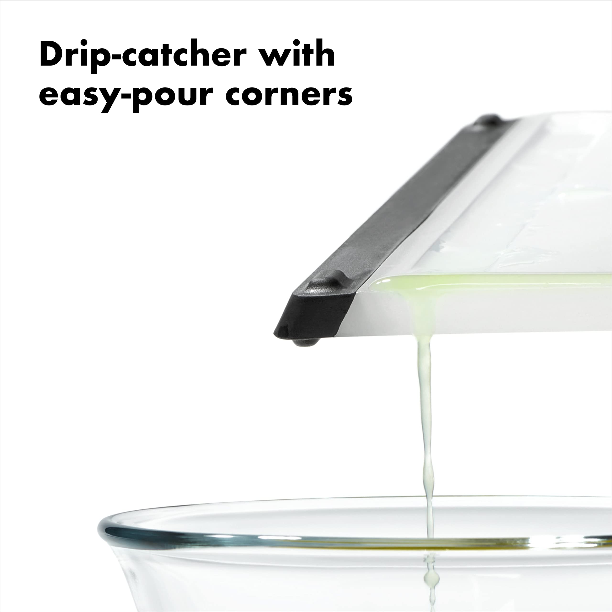 OXO Good Grips Prep Cutting Board - Compact 18.3cm x 27.3cm | Double-Sided Plastic | Dishwasher Safe 3