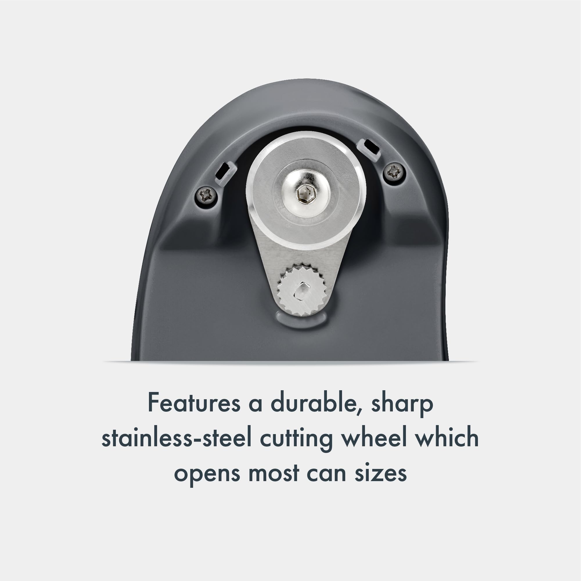 CULINARE One Touch Electronic Can Opener - Automatic Operation | Stainless Steel Blades | Grey 4
