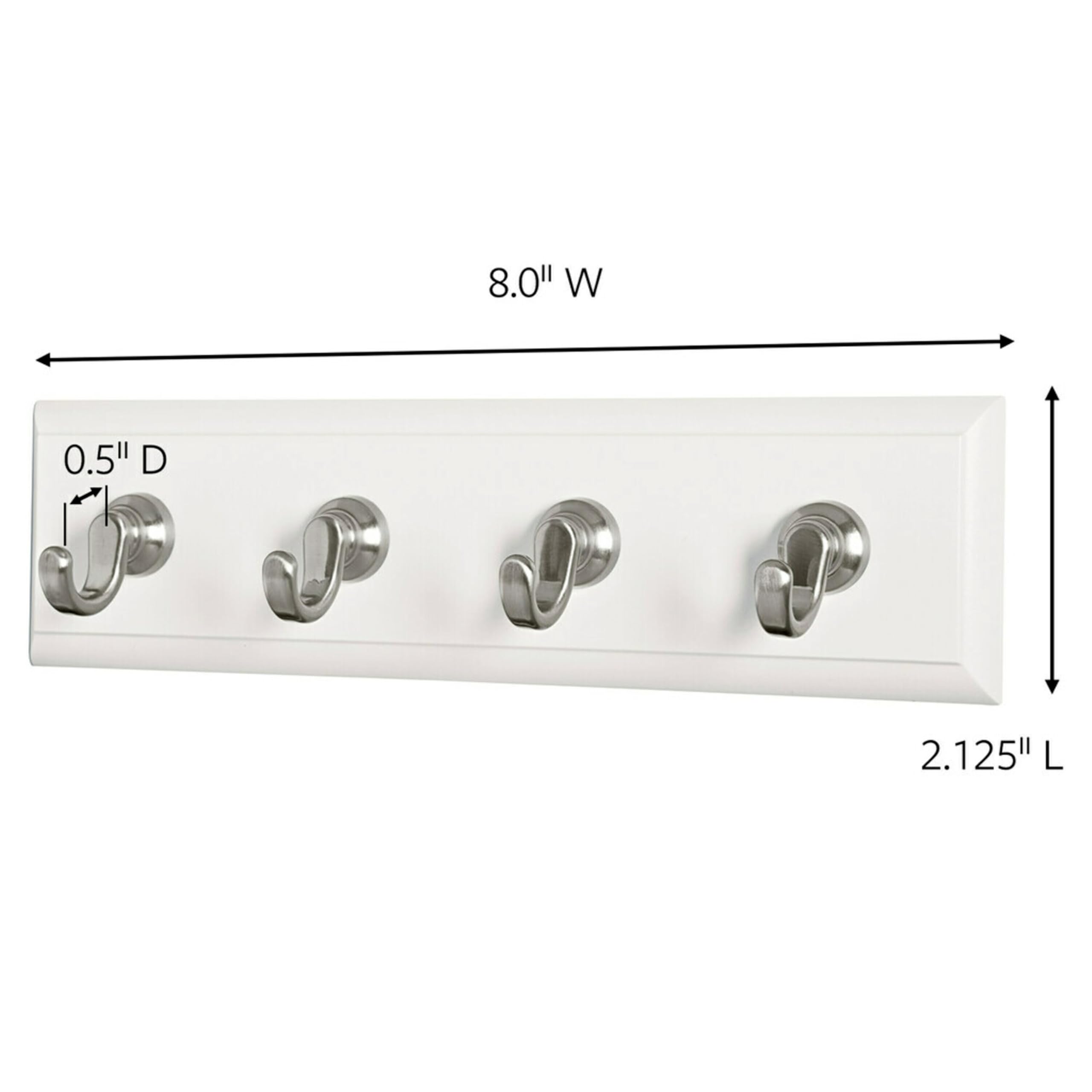 Command HOM-18Q-ES Key Rail Quartz - Damage-Free Hanging | Holds 900g | Metal 4