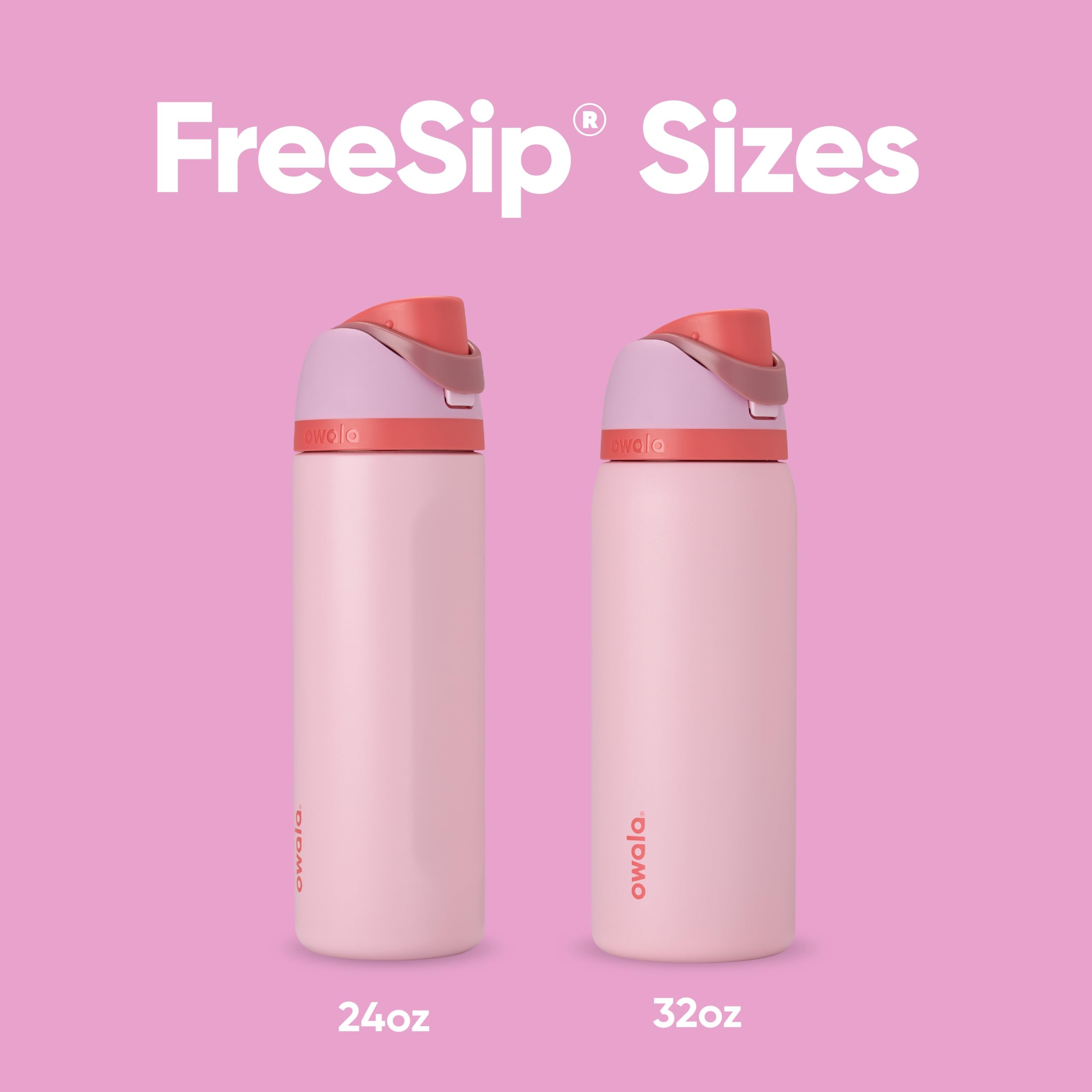 Owala FreeSip Insulated Stainless Steel Drink Flask | 24 oz | Keeps Cold 24 Hours 5