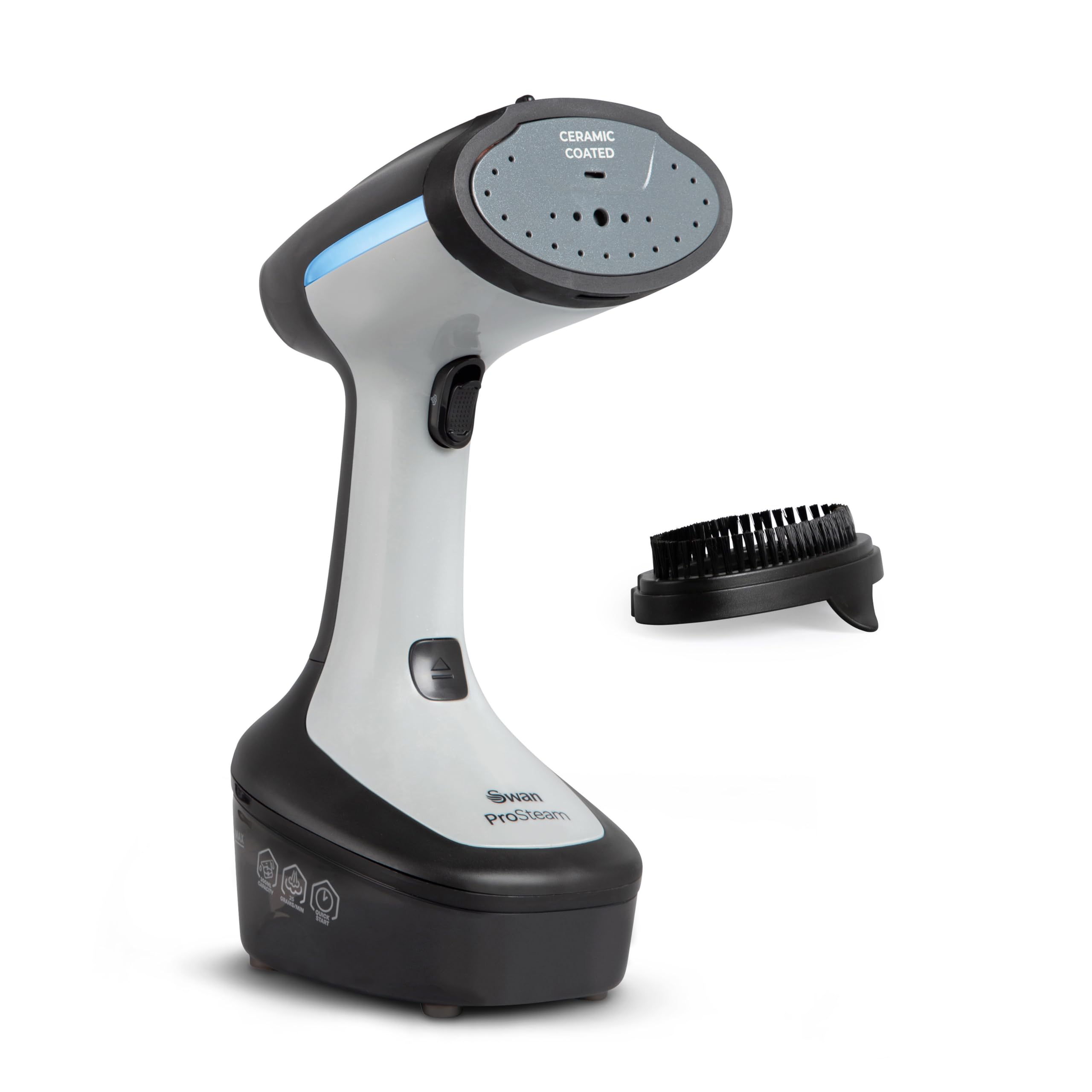 Swan Portable Garment Steamer - 1500W Power | 300ml Tank | Kills 99.99% Bacteria 1