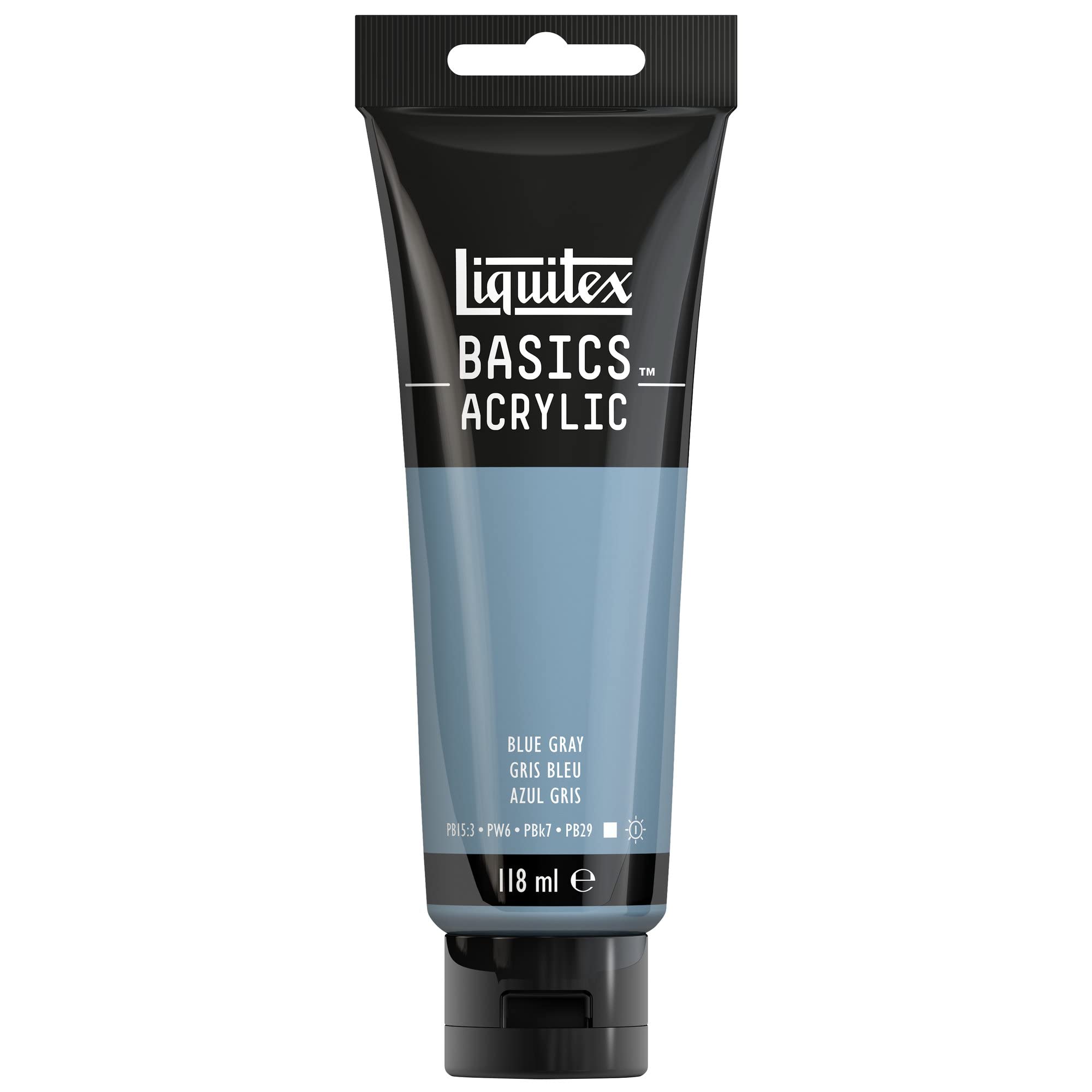 Liquitex Basics Acrylic Paint - Blue Grey | 118 ml Tube | Artist Quality