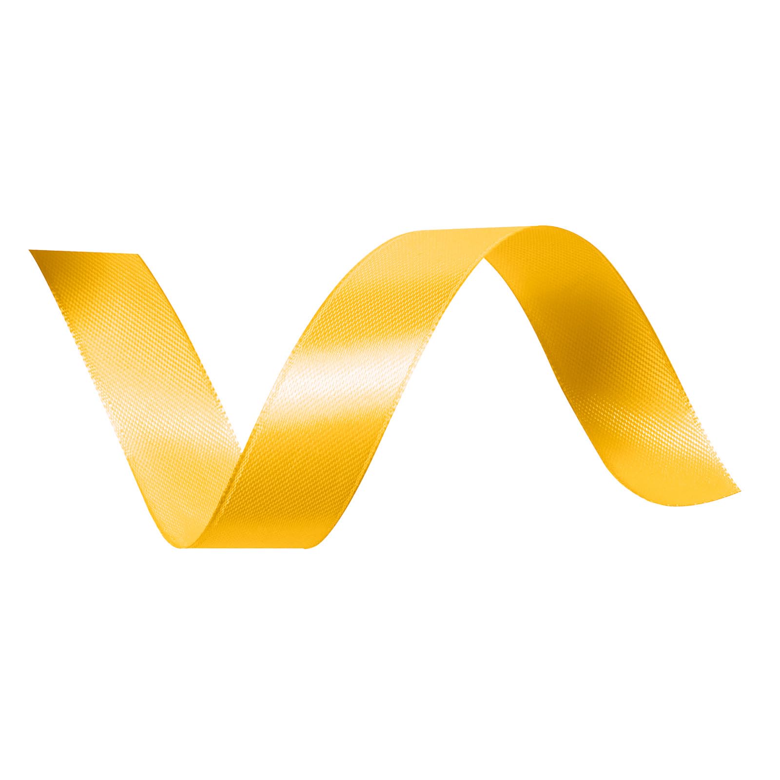 Vaessen Creative Satin Ribbon - Yellow Gold | Double-Sided Sheen | 6mm x 10m 2