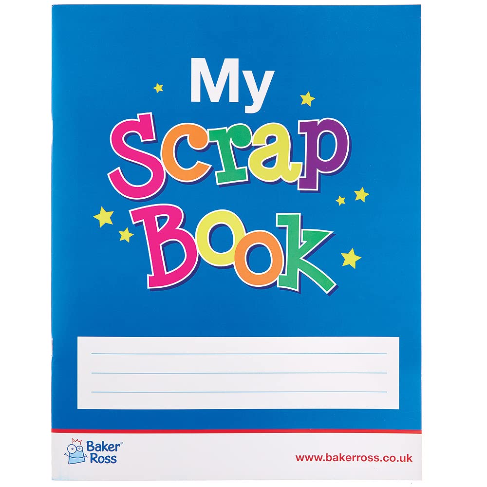 Baker Ross FX830 Large Scrap Books - Pack of 3 | 100gsm Paper | 32 Pages per Book 3