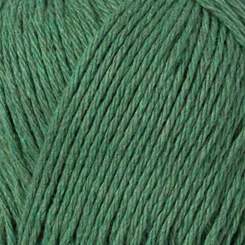 Utopia Crafts Re-Cotton Knitting Yarn - DK Double Knitting | 100g Evergreen | 2mm Thickness 3