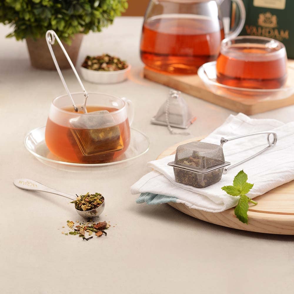 VAHDAM Perfect Serve Loose Leaf Tea Spoon | Premium 18/8 Stainless Steel | Dishwasher Safe 7