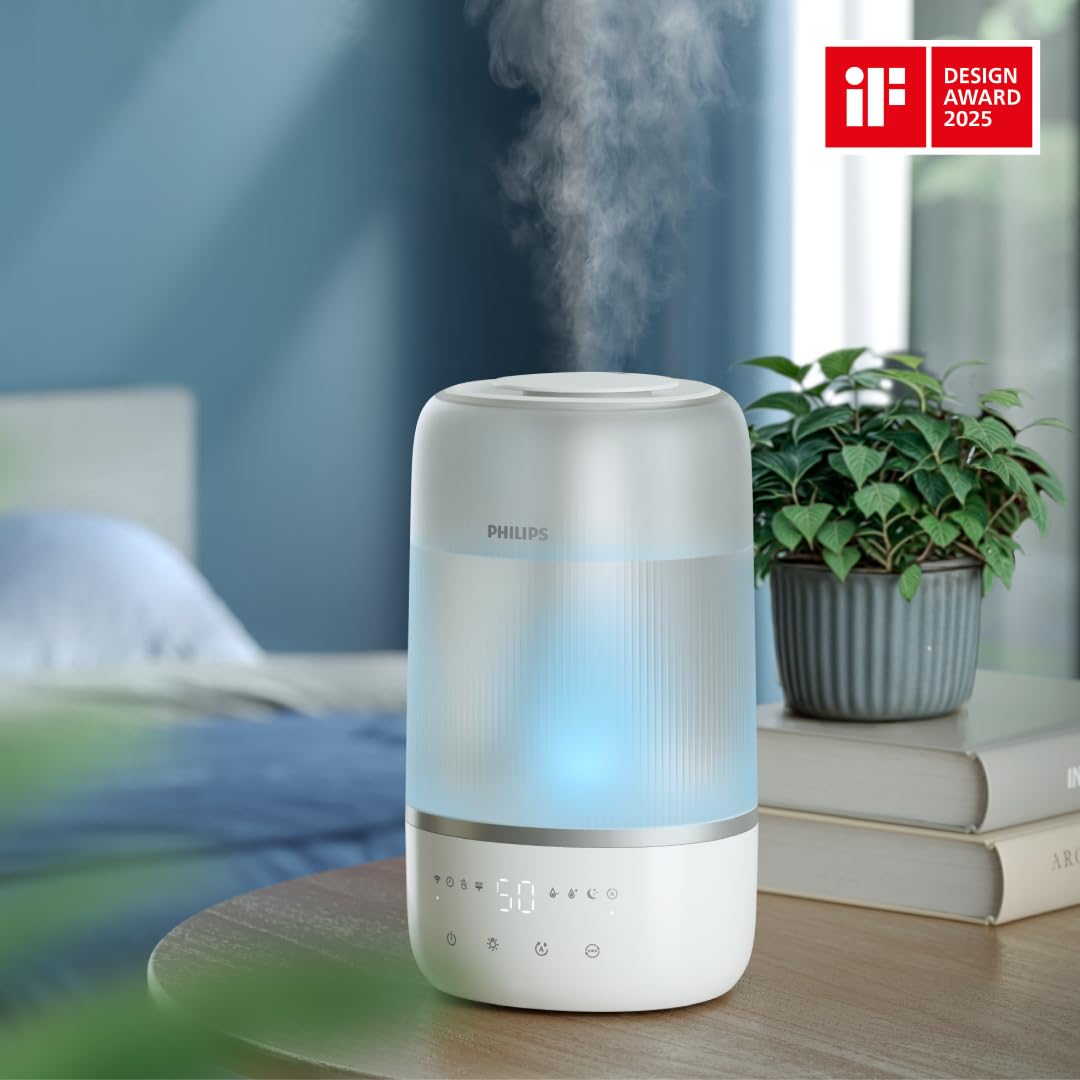 Philips Smart Humidifier - 3L Tank, Up to 32 Hours Runtime, App Control | HU1509/00 2