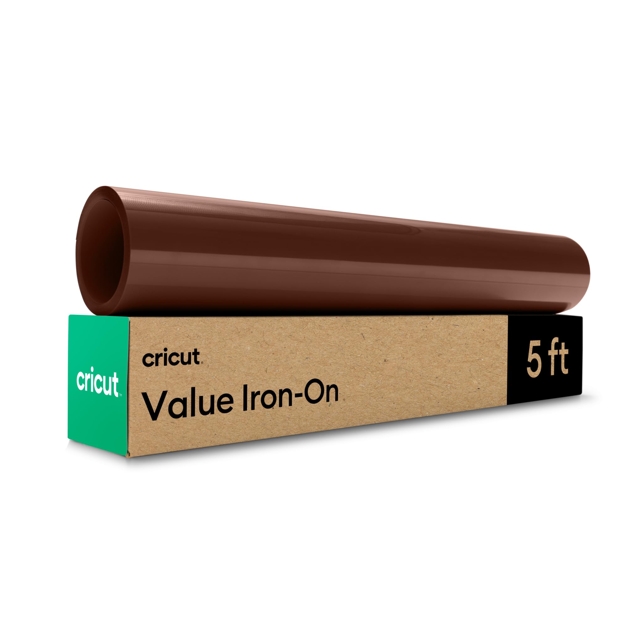 Cricut Iron On Heat Transfer Vinyl - Brown | 1.5 m Length | Durable & Easy Weed 1