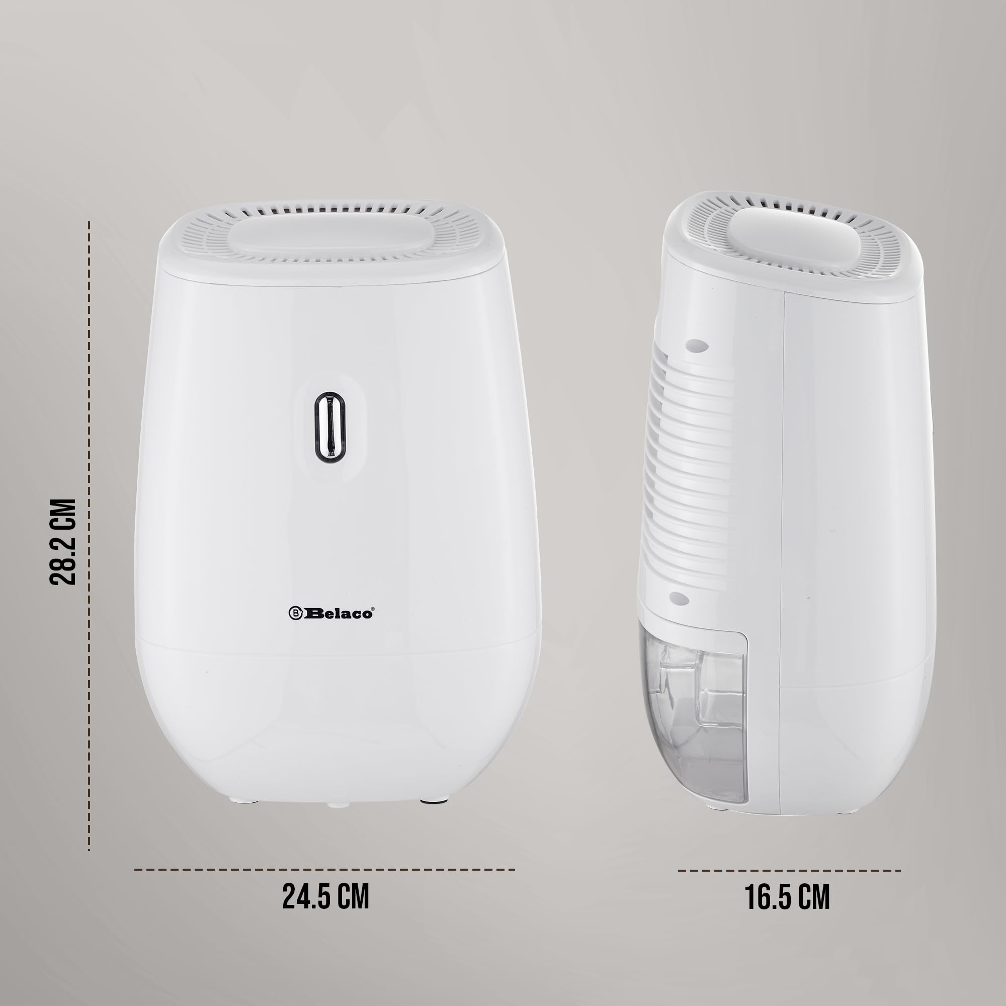 Belaco BDD01L Dehumidifier - 1200ML Tank | Ultra Quiet (<30dB) | Automatic Shutoff 8