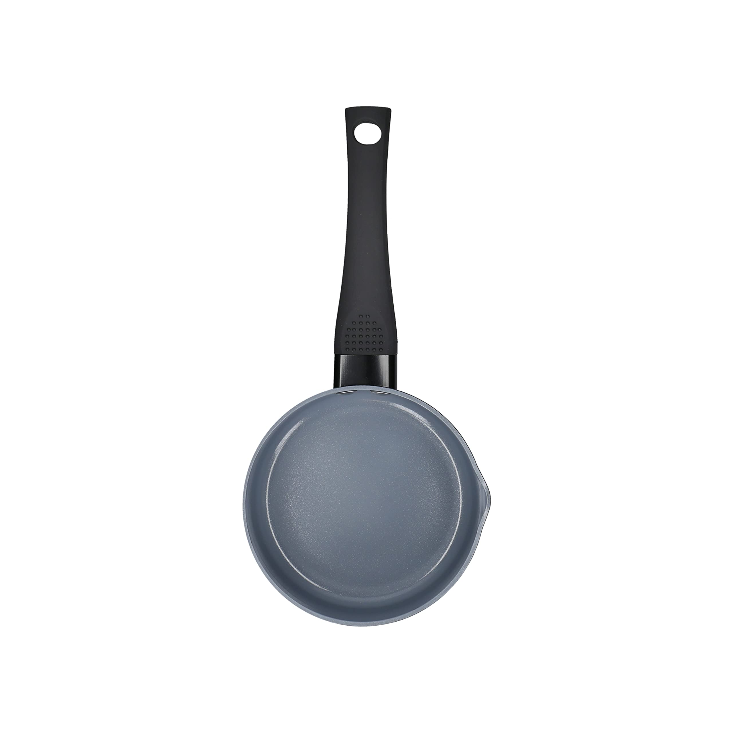 MasterClass Non-Stick Ceramic Eco Milk Pan - 14cm Aluminium, Black | Induction Compatible 4