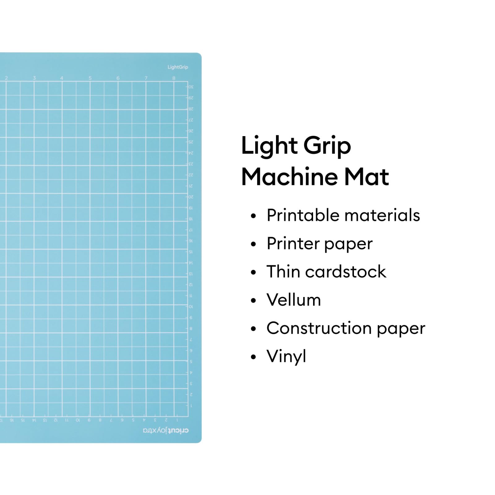 Cricut Machine Mat Variety Pack - 4 Reusable Mats 8.5x12 in | Light Grip Adhesive 8