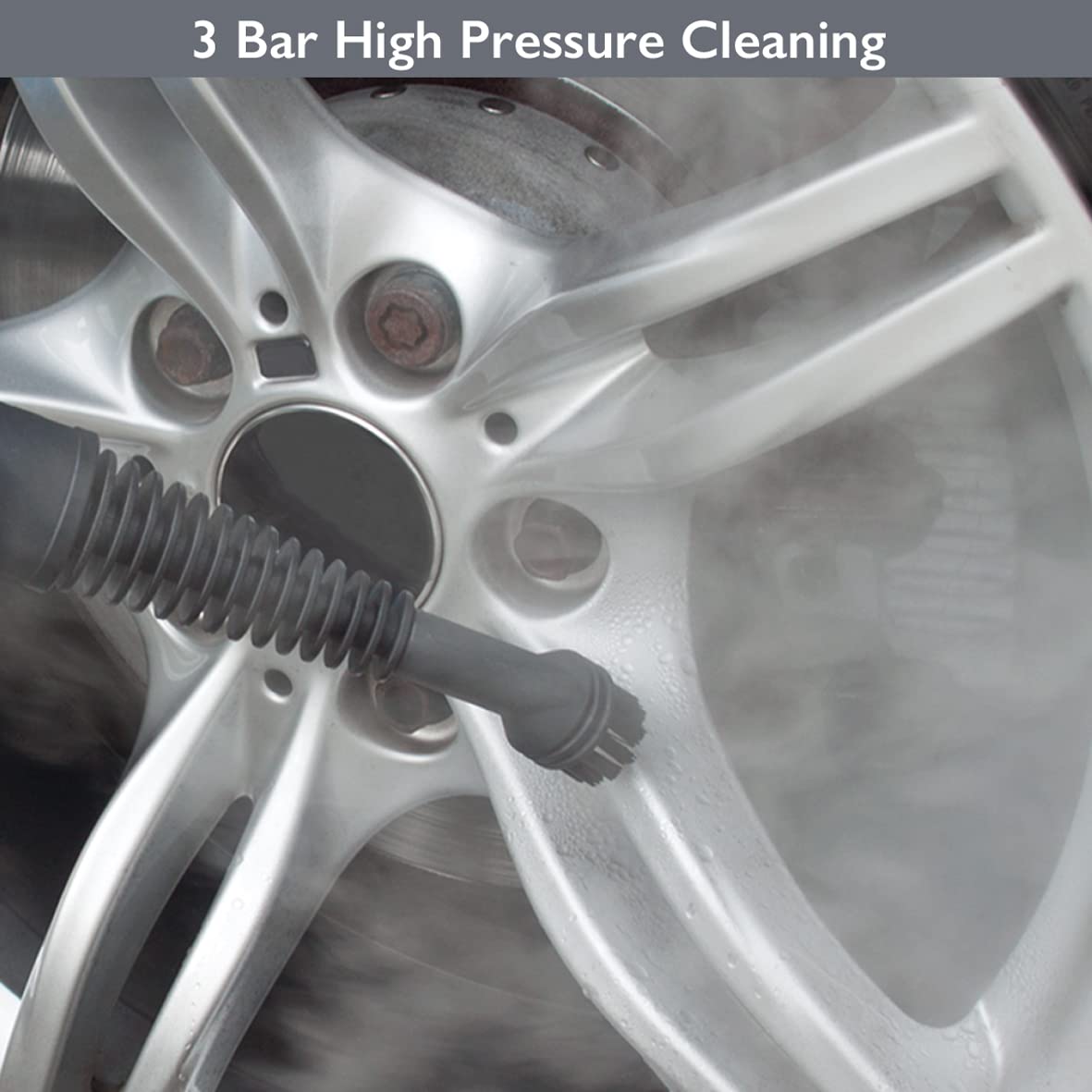 Quest Handheld Steam Cleaner - Powerful Chemical Free Multi Surface Cleaning | 1000W | 135°C Max Temp 7