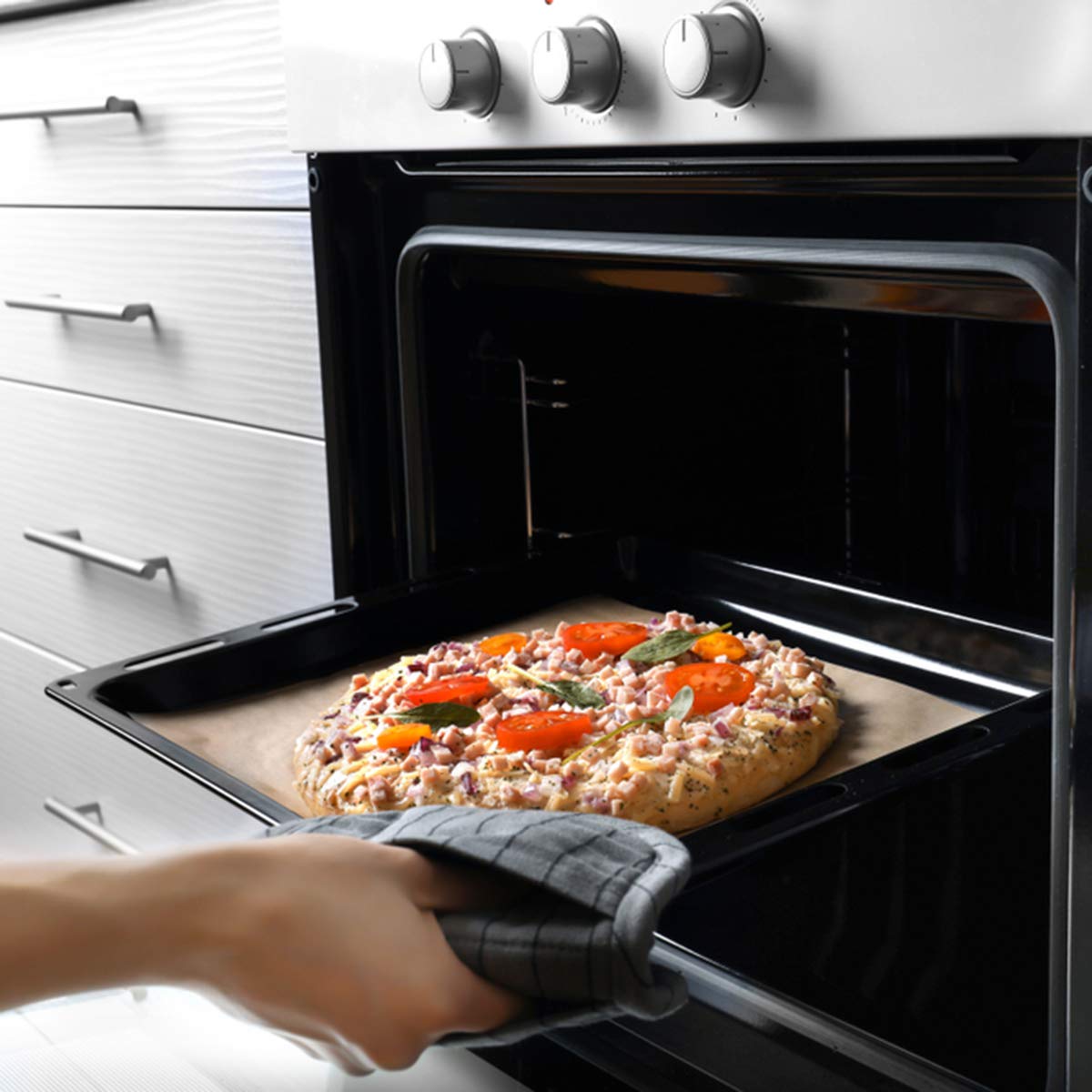 Homealexa Reusable Non-Stick Baking Mat Sheet - PTFE/Teflon, Heat Resistant up to 500°F, 42x36 cm 8