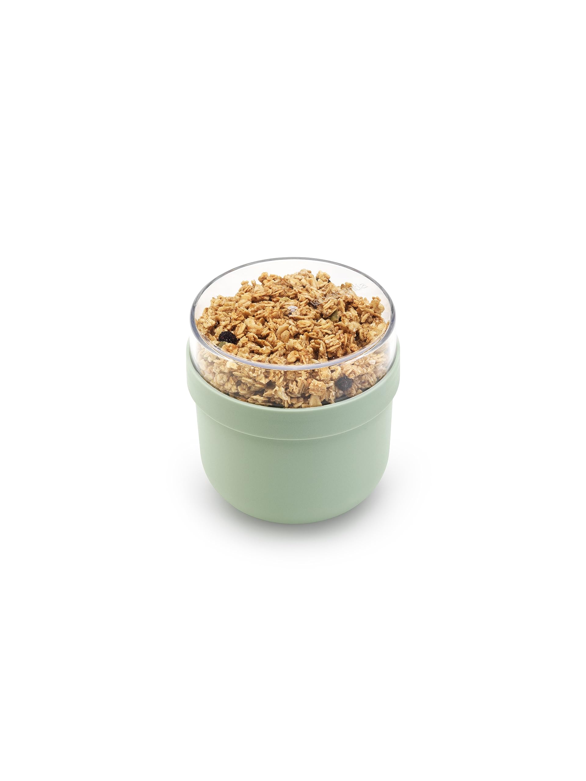 Brabantia Make & Take Breakfast Bowl - 0.5L Capacity, Jade Green, Leakproof | Microwave & Freezer Safe 3
