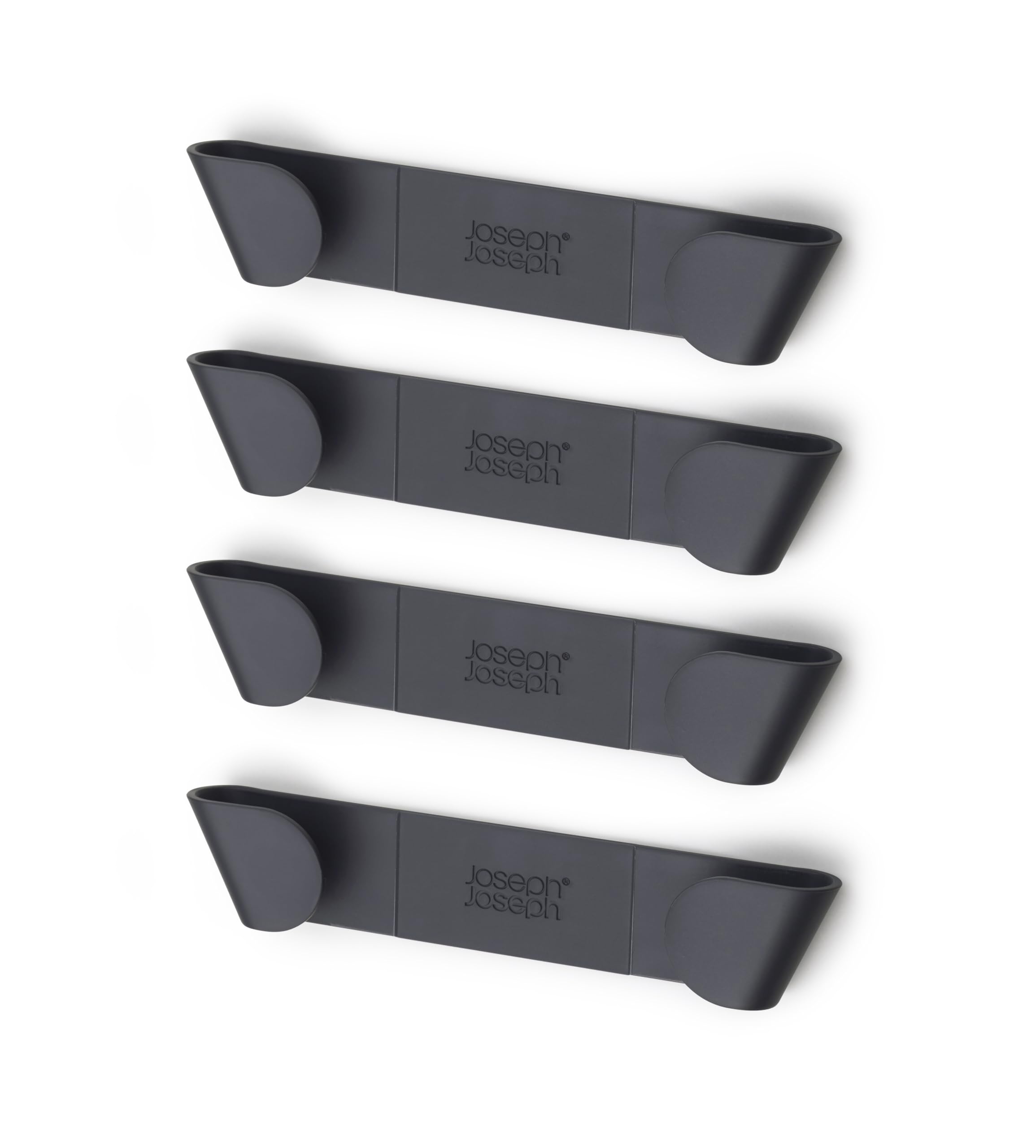 Joseph Joseph CupboardStore Set of 4 In-cupboard Pan Lid Holders - Grey | Fits 16-24cm Lids 2