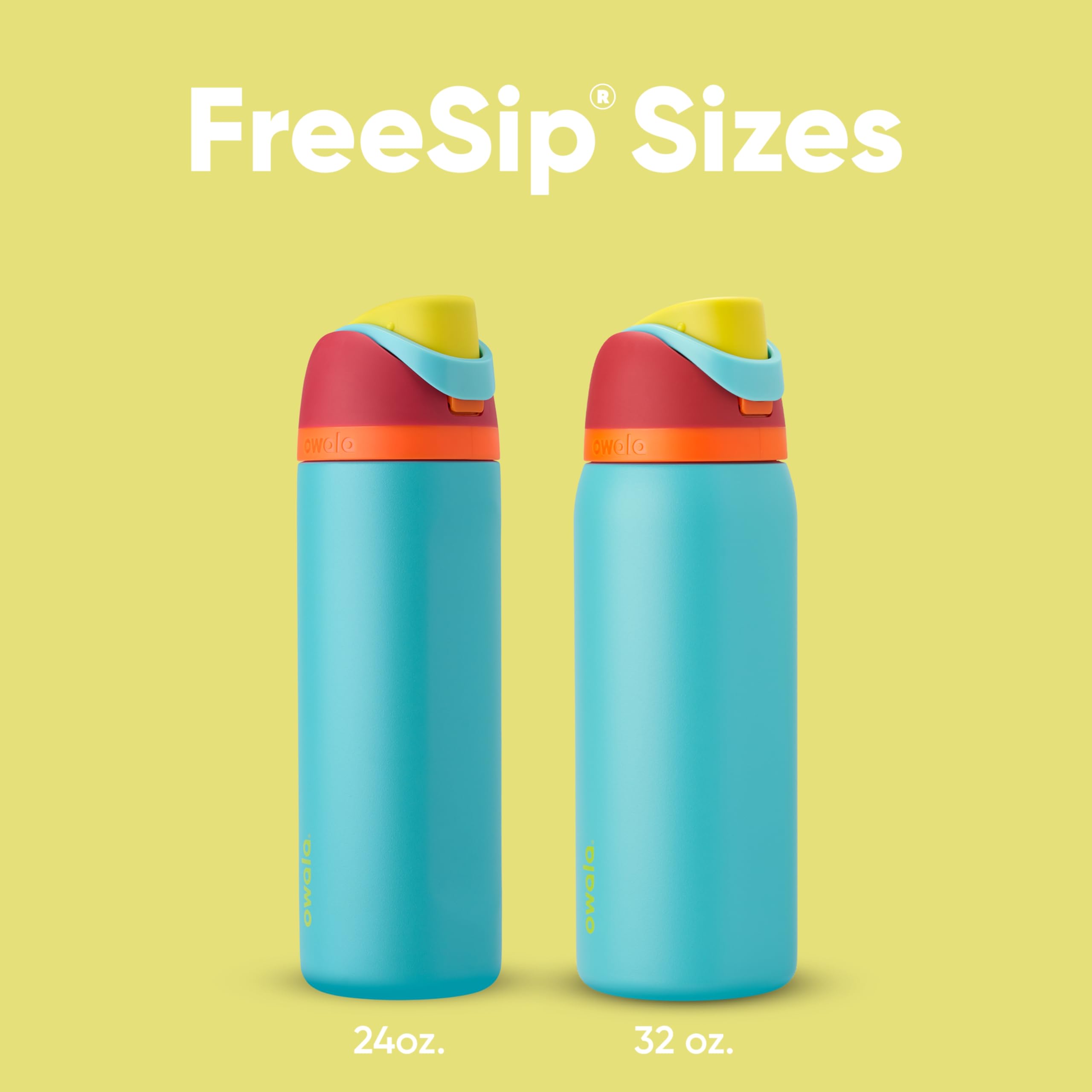 Owala FreeSip Insulated Stainless Steel Water Bottle with Straw, 945ml, Summer Sweetness 5
