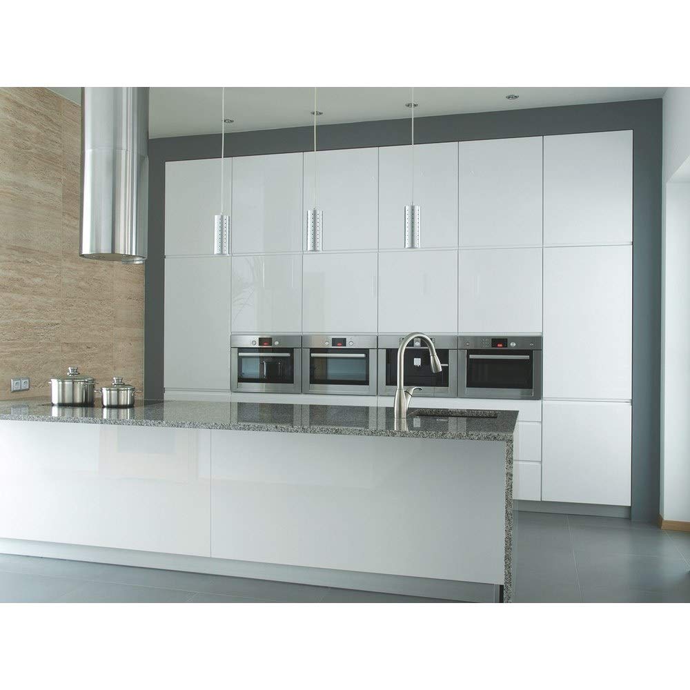 Fablom Self Adhesive Plastic Sheet - White Glossy for Shelves & Drawers | 67.5 cm x 2 m Roll 3