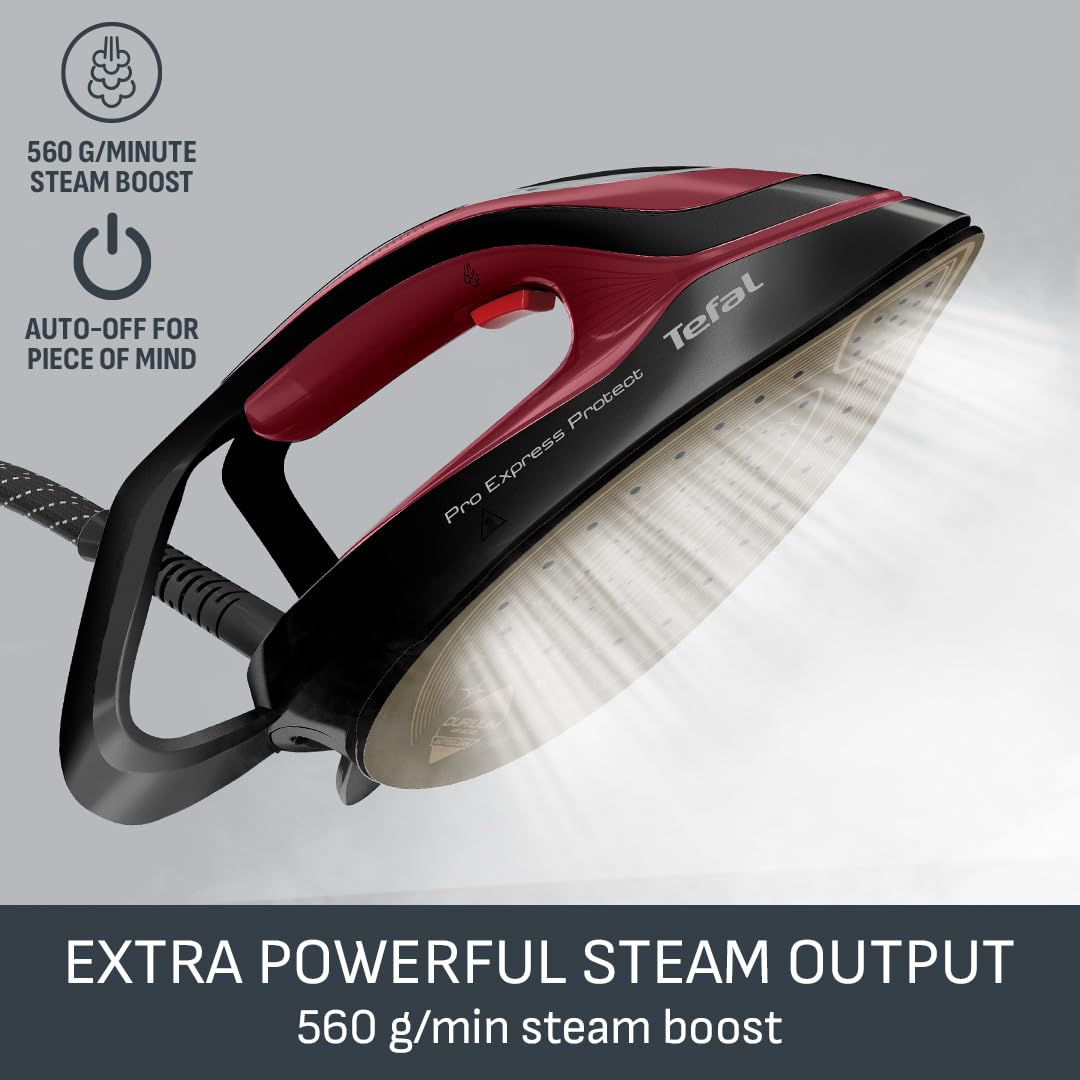 Tefal Pro Express Protect Steam Generator Iron - 7.5 Bar, 560g Boost, 1.8L Tank | GV9230 3