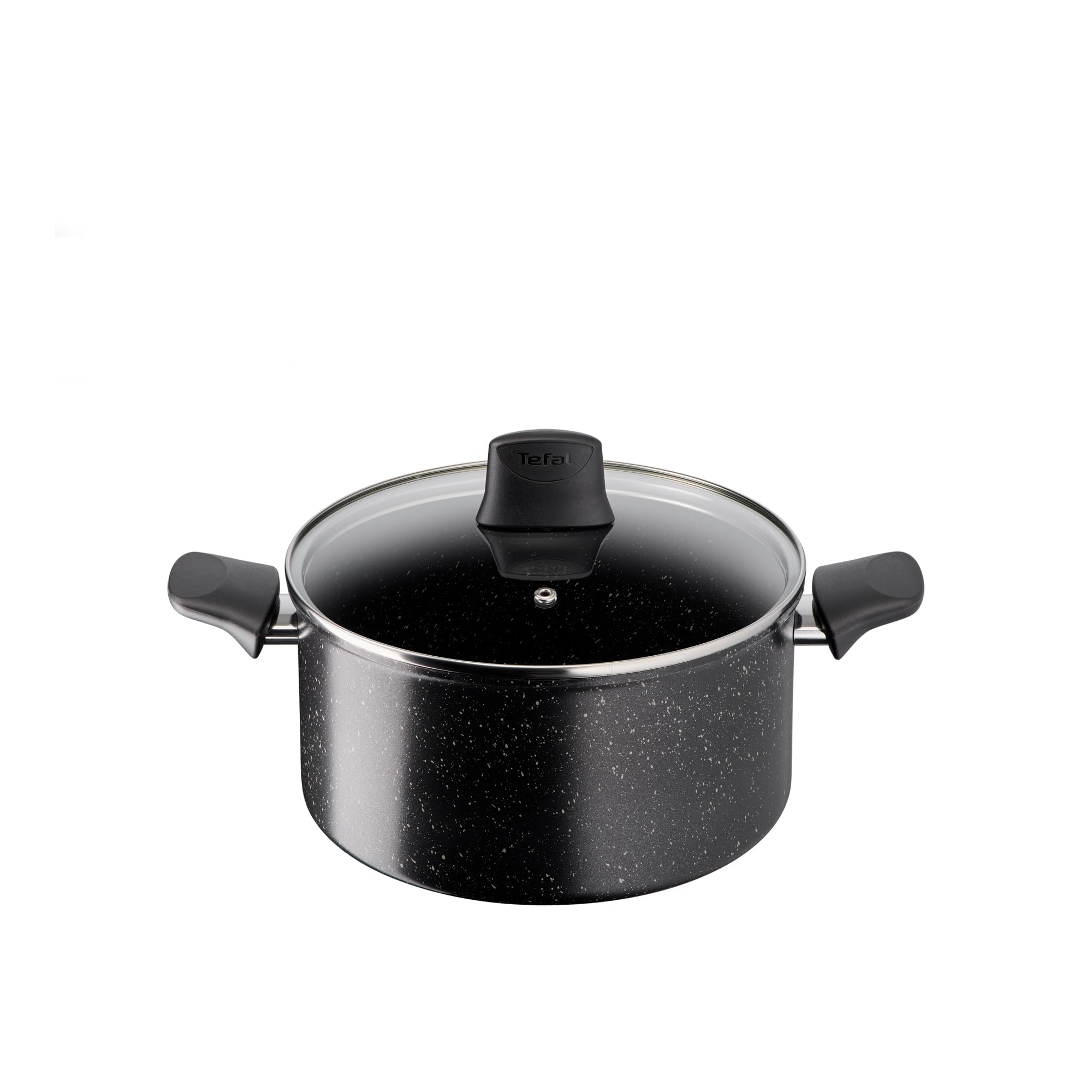 Tefal Titanium Stone Stewpot 24 cm Non-Stick Induction Compatible Metal Safe Black E1054645 1