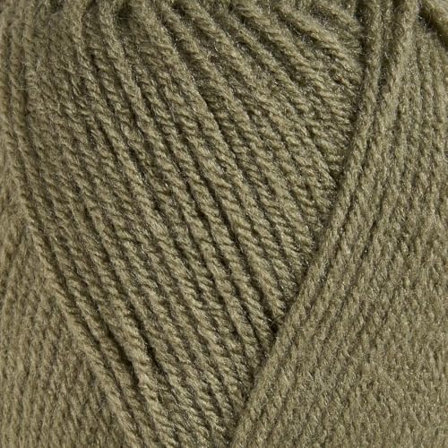 Utopia Crafts Aran Weight Yarn - 100% Acrylic, Vegan, Oeko-Tex Certified | Cozy Beige 100g 2