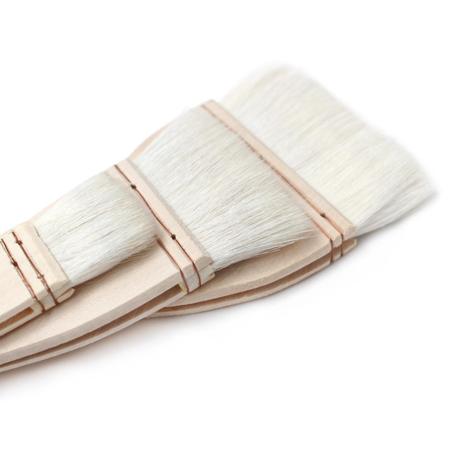 Artway Hake Chinese Brush Set - 3 Brushes | Natural Goat Hair | 25mm/45mm/75mm Sizes 5