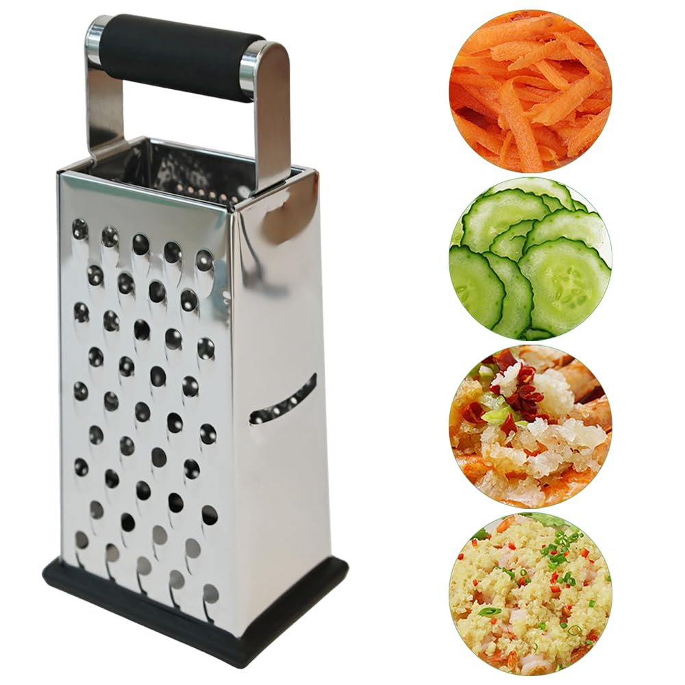 Armo Home Heavy Duty Stainless Steel 4-Sided Grater | Rust Resistant | Dishwasher Safe 2