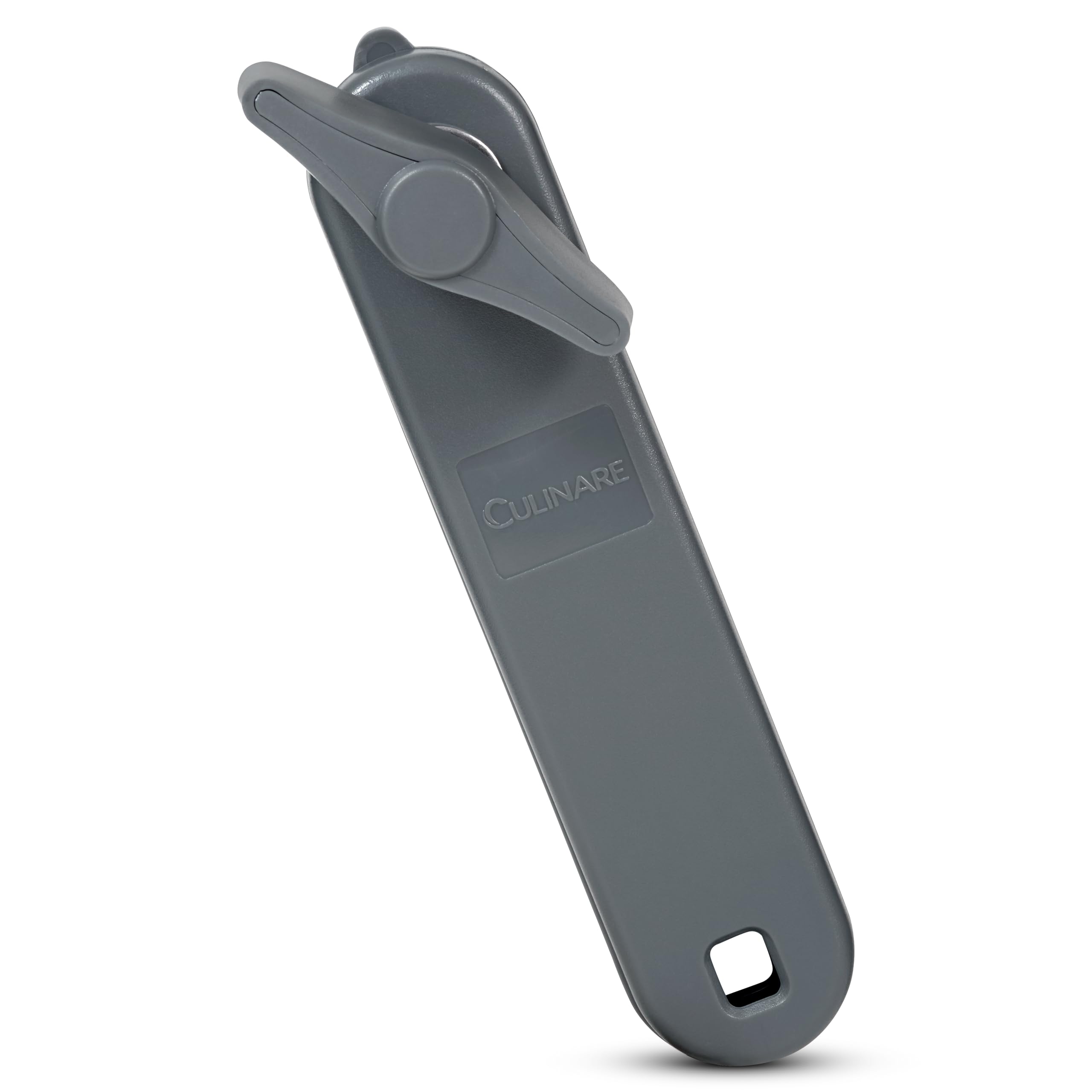 CULINARE Lift Off Tin Opener - Side-Cutting Mechanism | Grey Plastic/Stainless Steel | Manual Operation