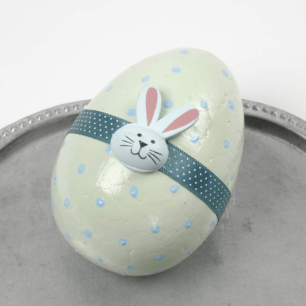Creativ Polystyrene Eggs - Crafting & Decor | 10 cm Height | 5 Pack | White 6