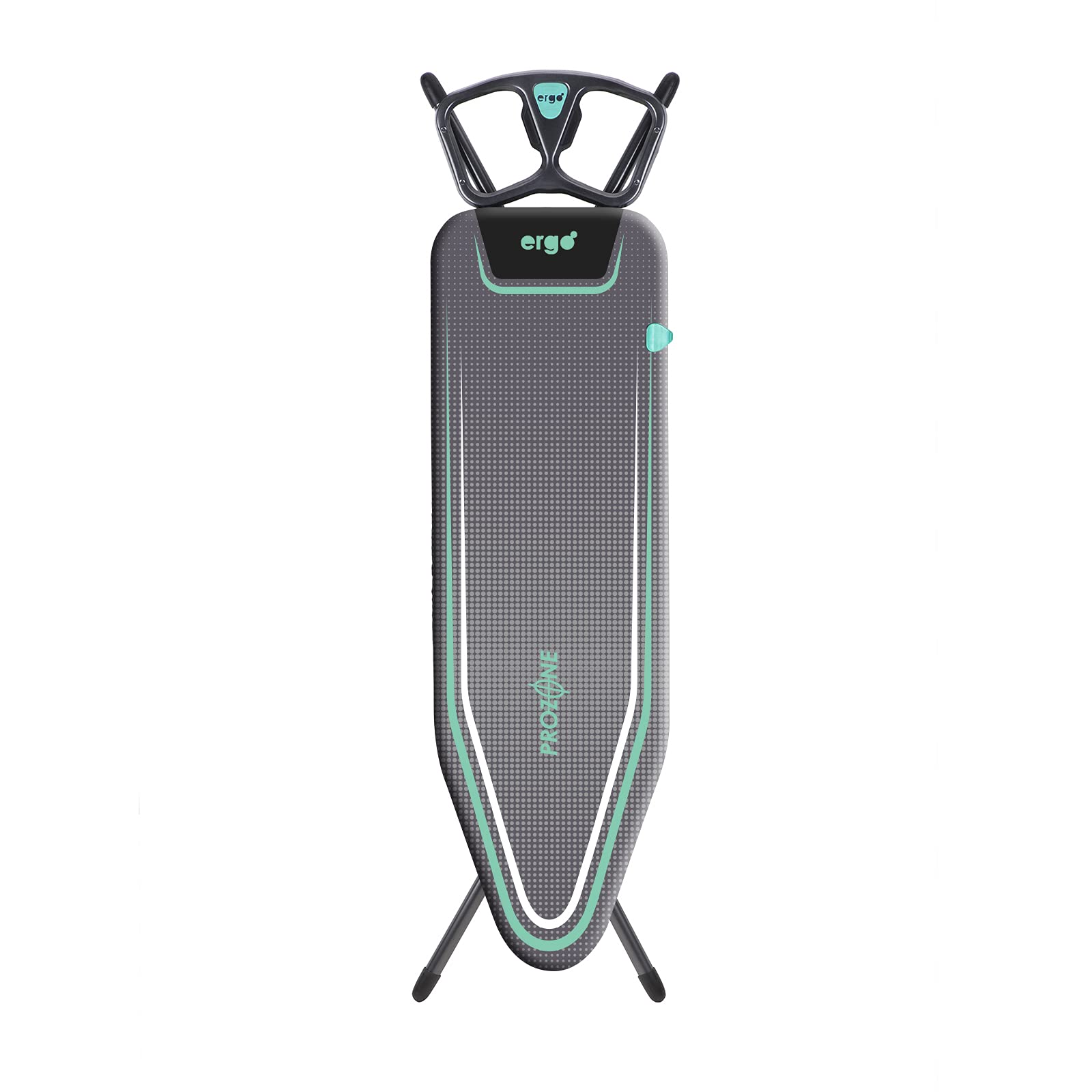 Minky Ergo Prozone Ironing Board - 122 x 38cm Size | Ergo Rest | Flex Guide