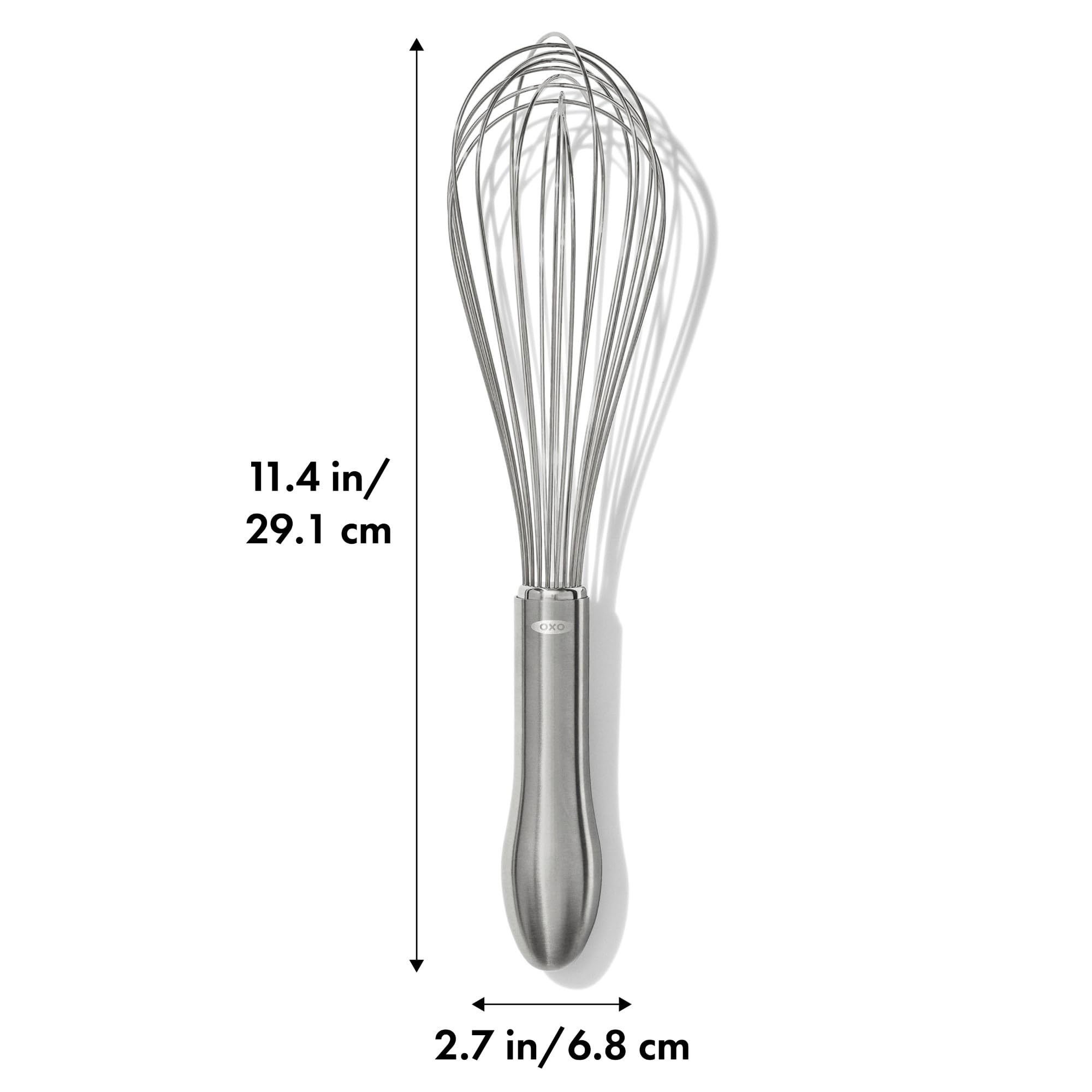 OXO Good Grips Steel Balloon Whisk - 27.9cm Stainless Steel | Dishwasher Safe 6