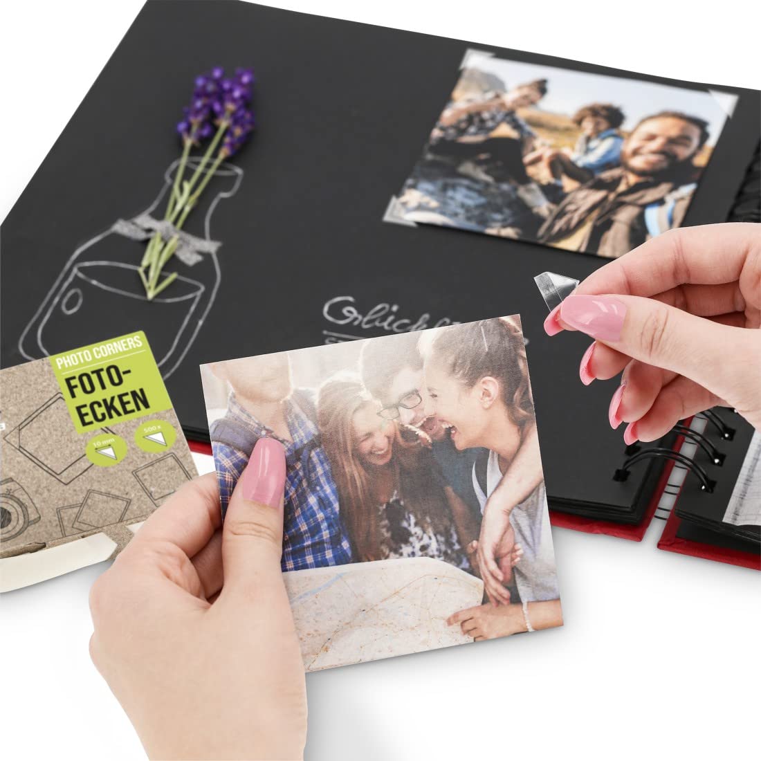 Hama Photo Mounting Corners - 500 Pack Transparent Corners for Secure Photo Album Mounting 4