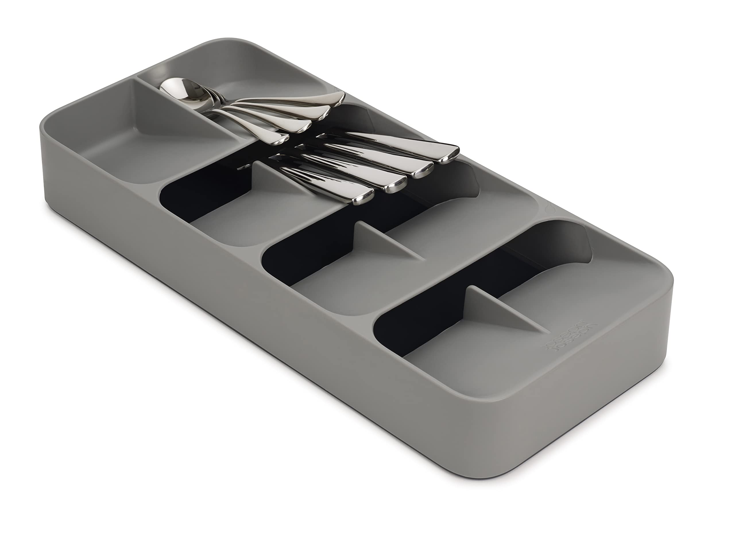 Joseph Joseph Drawer Store - Compact Cutlery Organizer for Drawers | Holds 48 Pieces | Grey 1