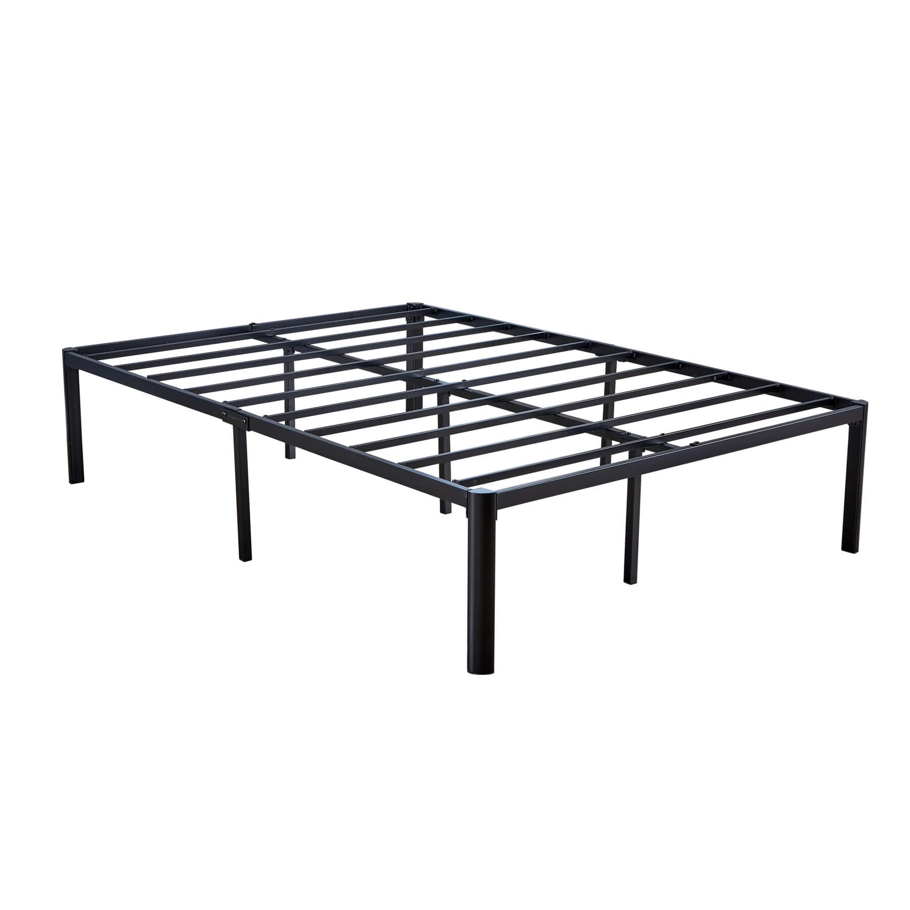 Home Source Heavy Duty Metal Bed Frame - Small Double (4ft) | Black Metal | 190 x 120 cm 1