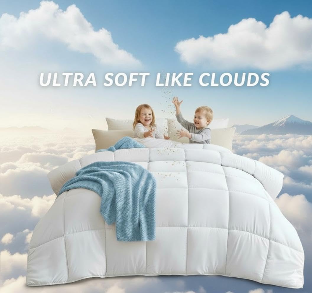 Casabella Double Duvet - 13.5 Tog Rating | 200 x 200 cm | Hypoallergenic Hollowfibre Filling 5