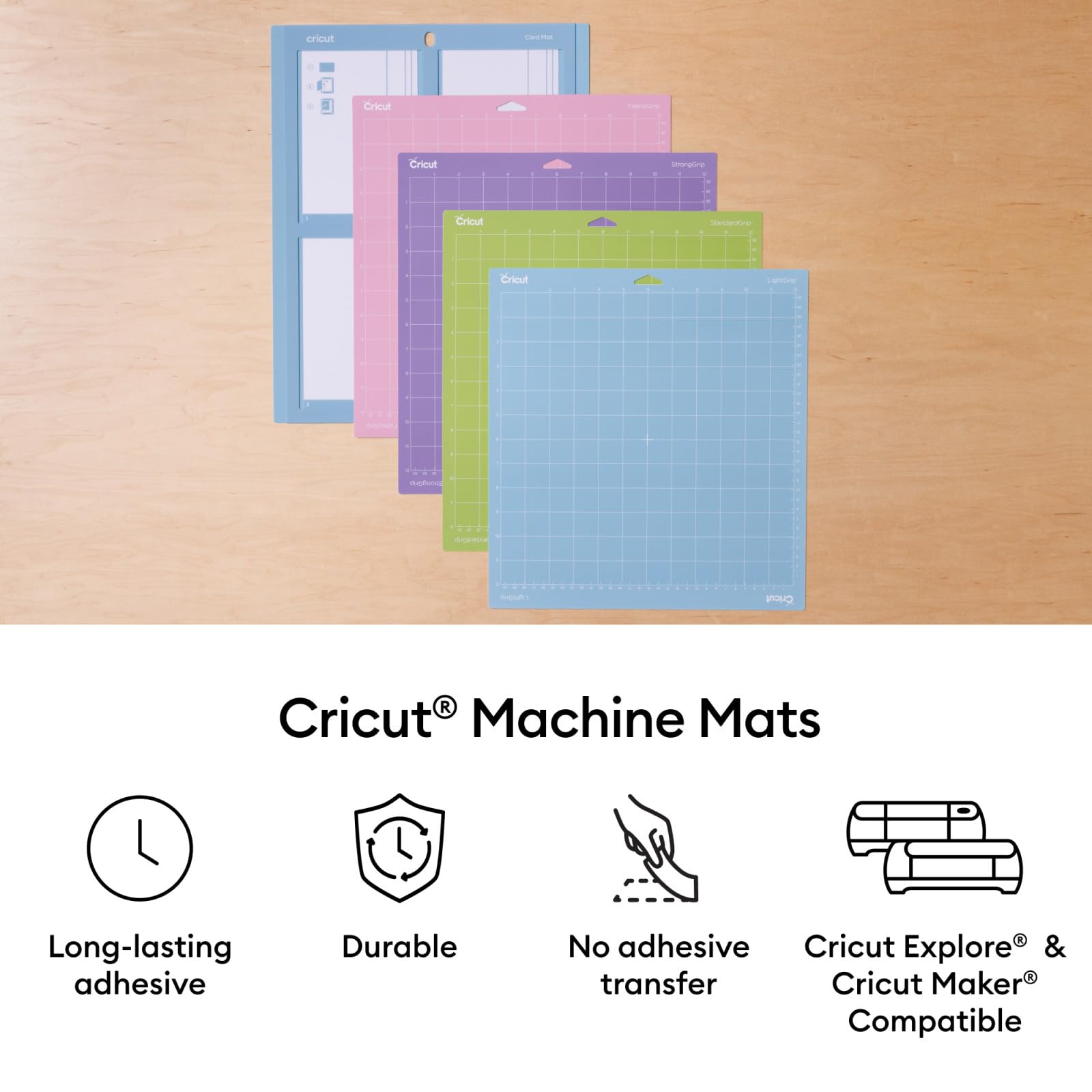 Cricut StandardGrip Mat - 12" x 12" Reusable Adhesive Cutting Mats | 6 Pack 3