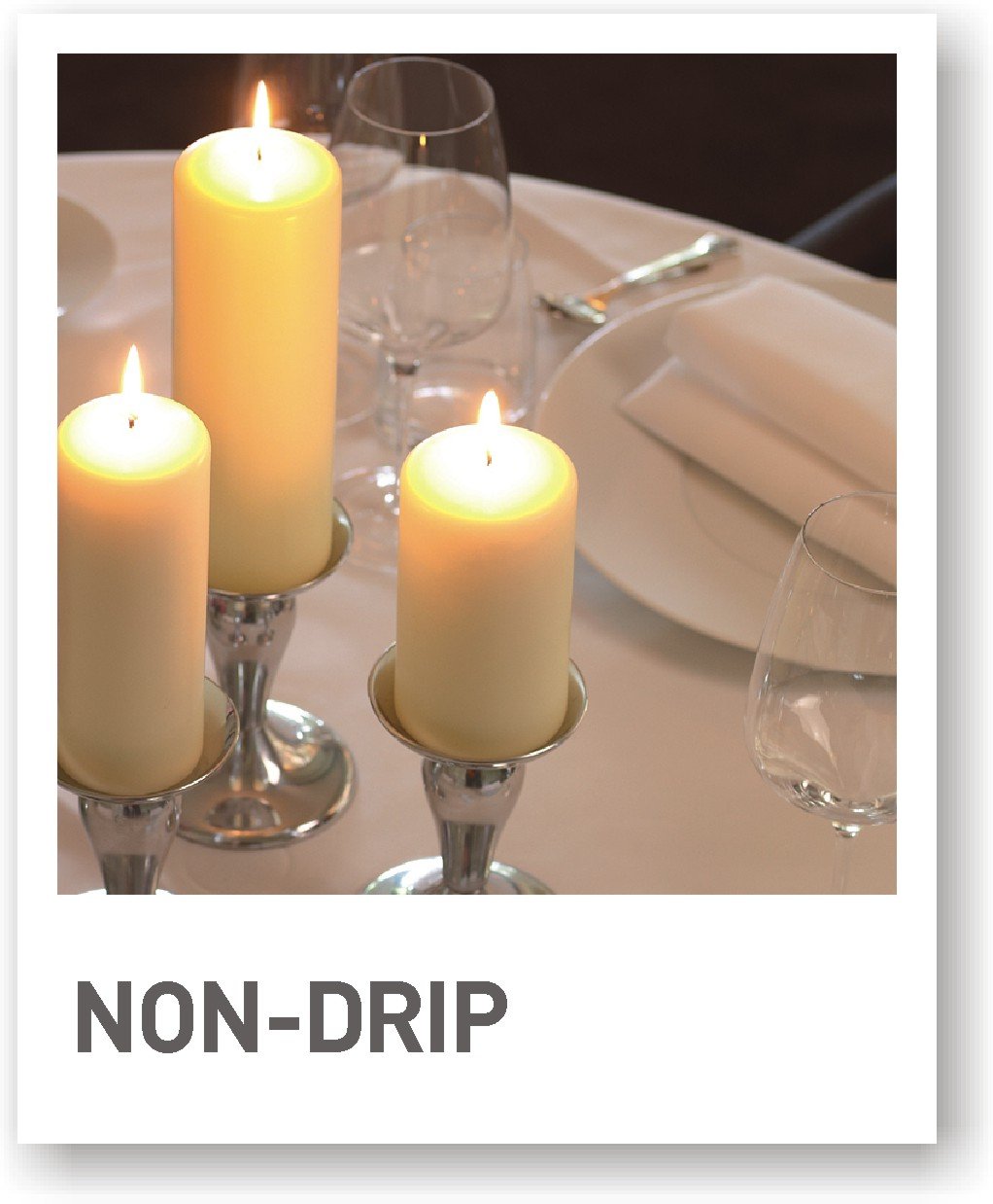 Ivyline Spaas Unscented Pillar Candle | 78mm x 200mm | 90 Hour Burn Time | Ivory 5