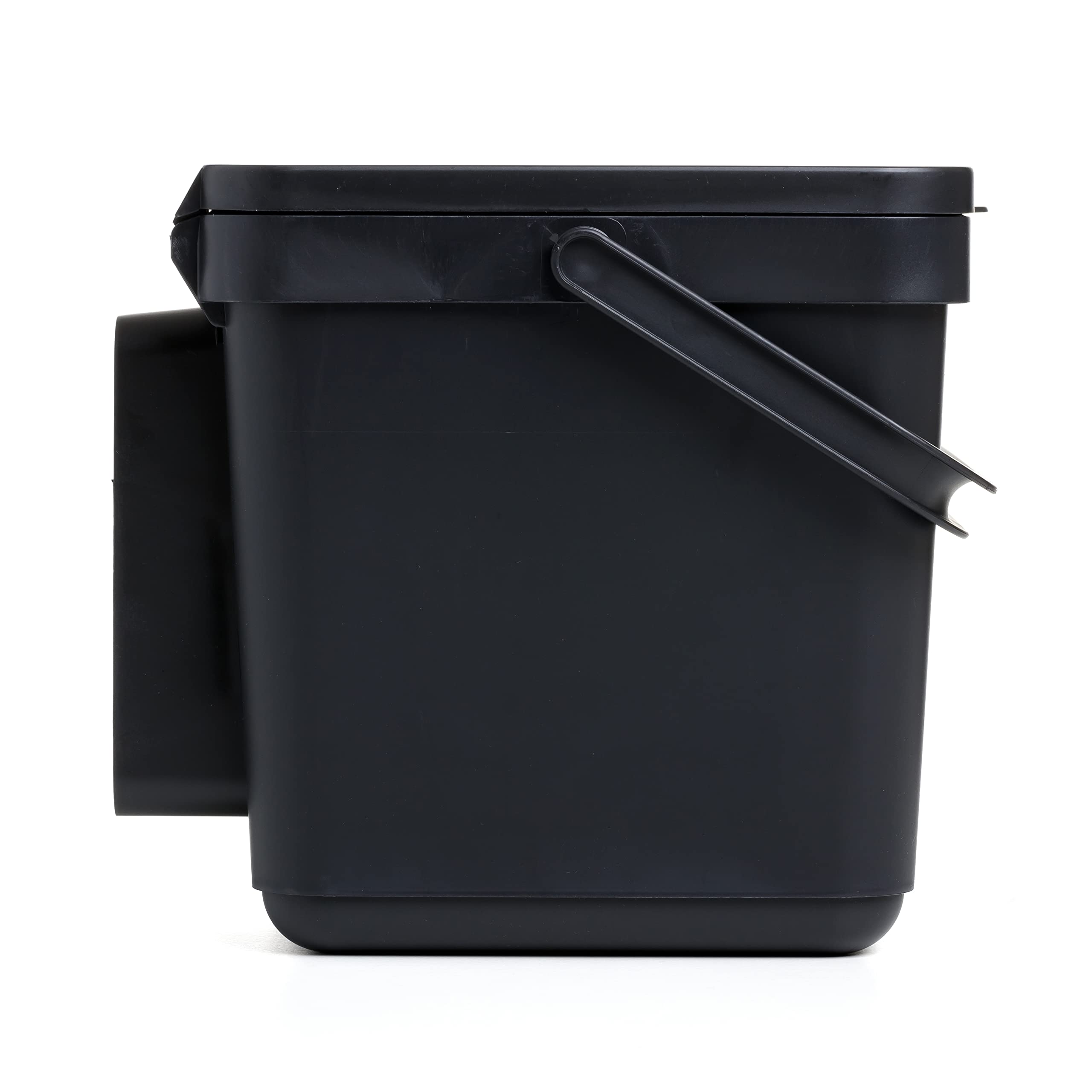 TATAY Kitchen Food Waste Compost Caddy Bin with Holder - 6L Capacity, Recycled Material 2