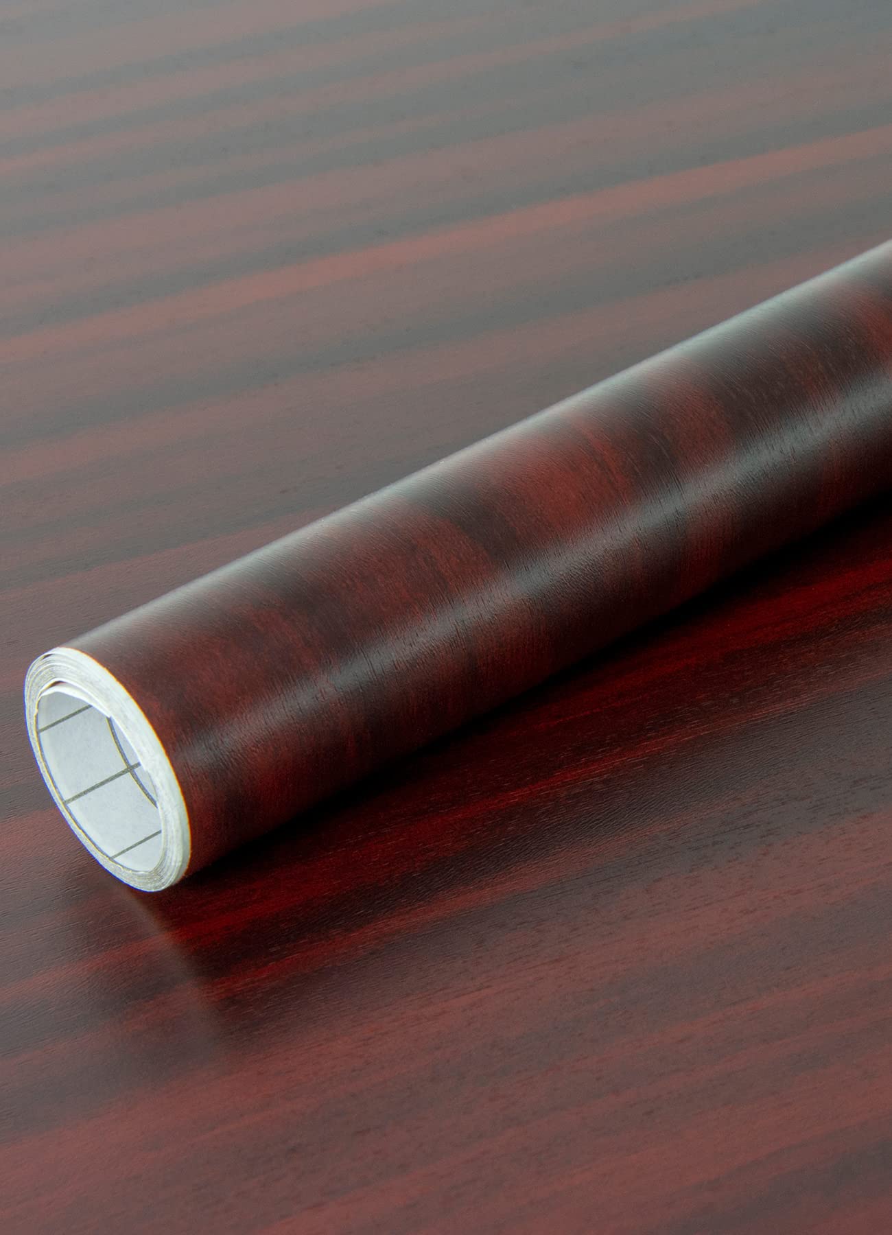 Fablone Adhesive Film - Deep Mahogany Faux Wood Finish | Vinyl | 45cm x 200cm 3