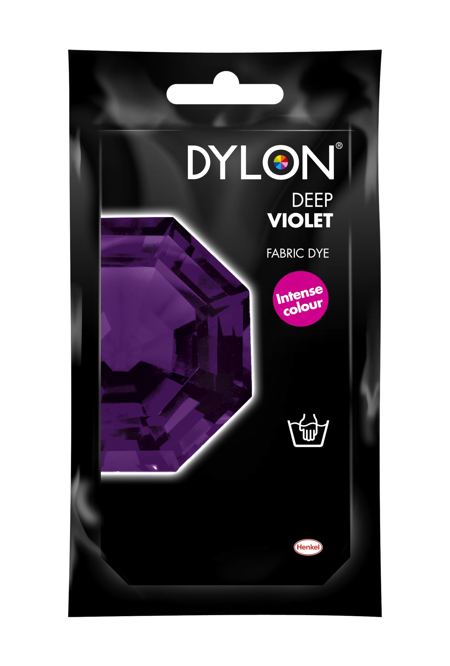 Dylon Fabric Dye Sachet - Deep Violet | 50g Powder for Wool, Silk, Cotton & Linen 1