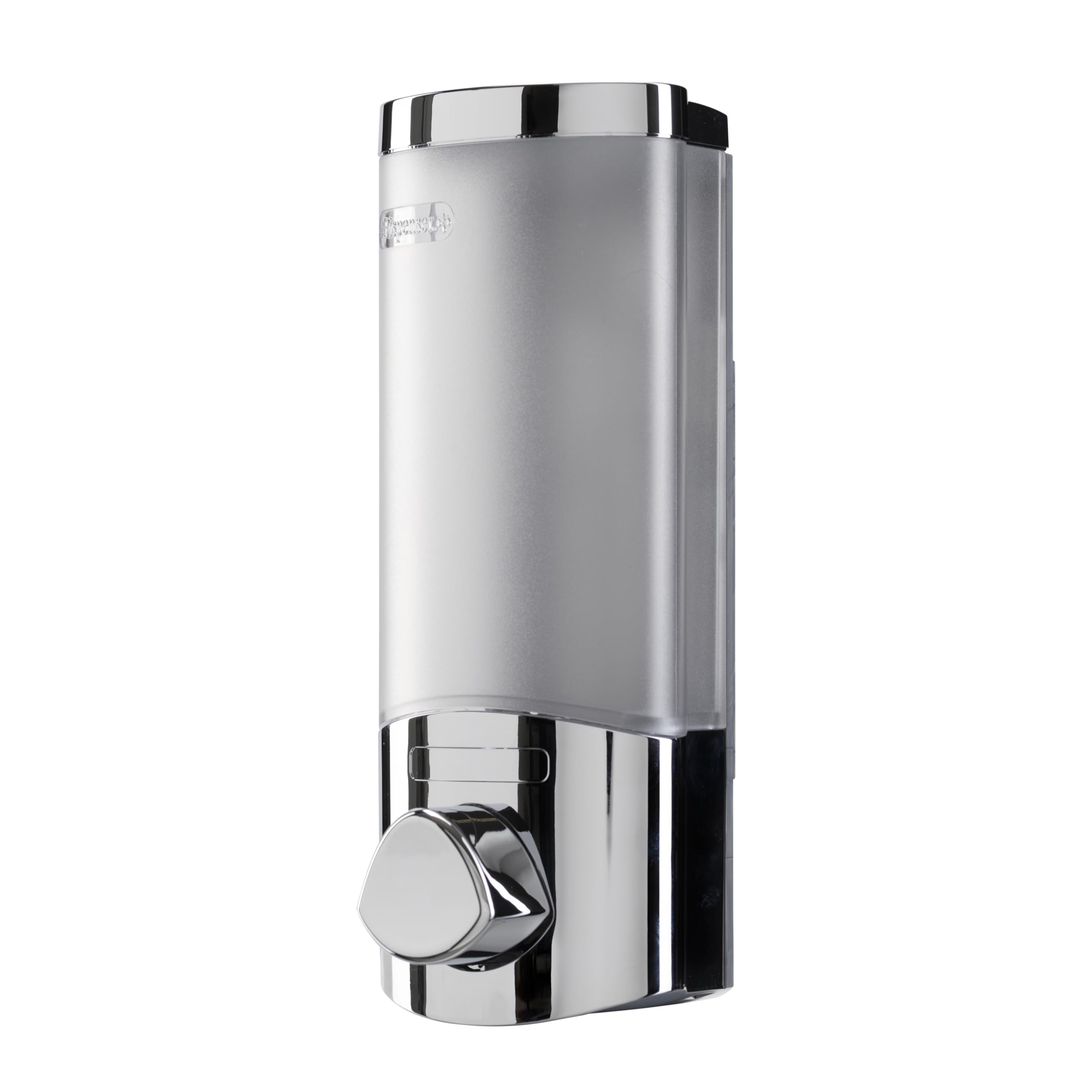 Croydex Euro Uno Soap Dispenser - Chrome Finish | Corner or Flat Mount | Plastic 1
