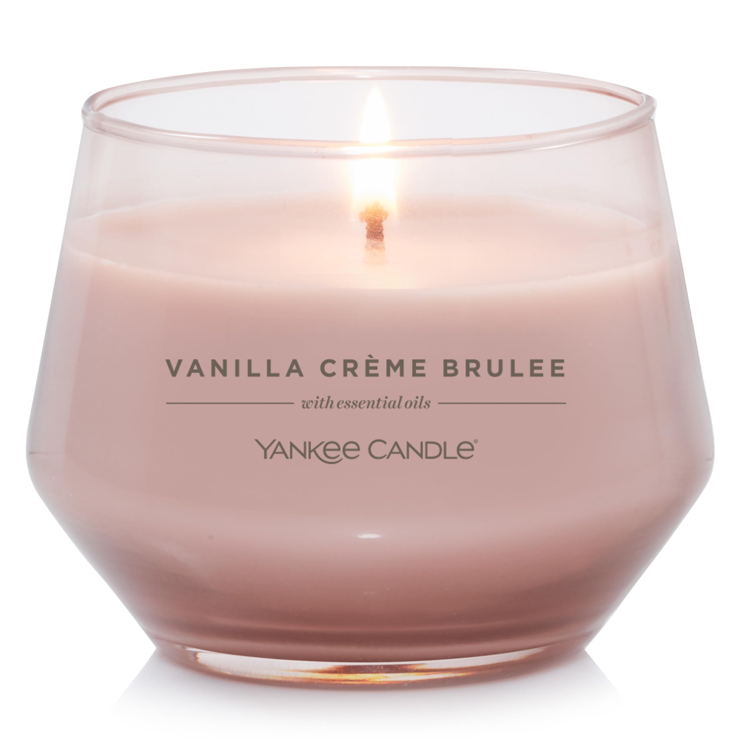 Yankee Candle Vanilla Crème Brulee Scented Candle | Studio Collection | 35-50 Hour Burn Time | 284g 1