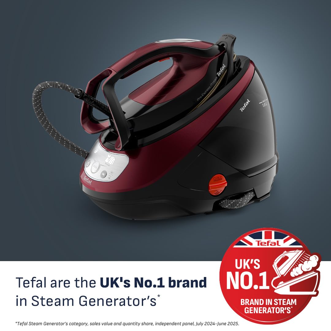 Tefal Pro Express Protect Steam Generator Iron - 7.5 Bar, 560g Boost, 1.8L Tank | GV9230 2