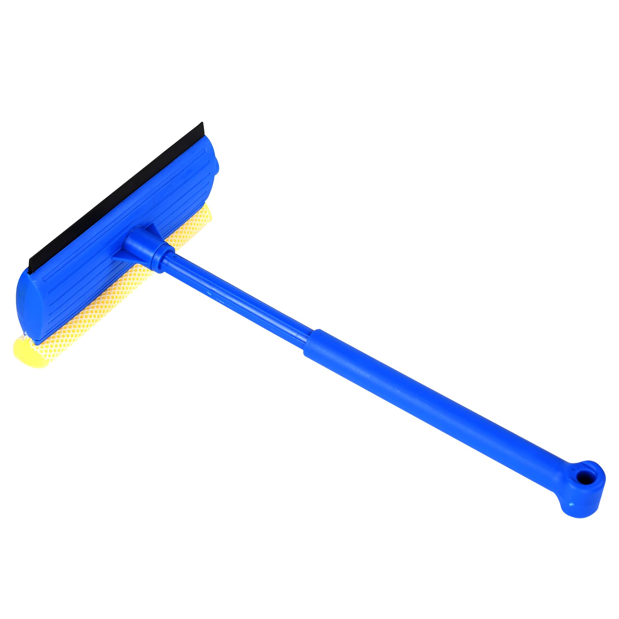 Goodyear 2 In 1 Window Squeegee | Flexible Rubber Blade | Netted Sponge Scrubber 3