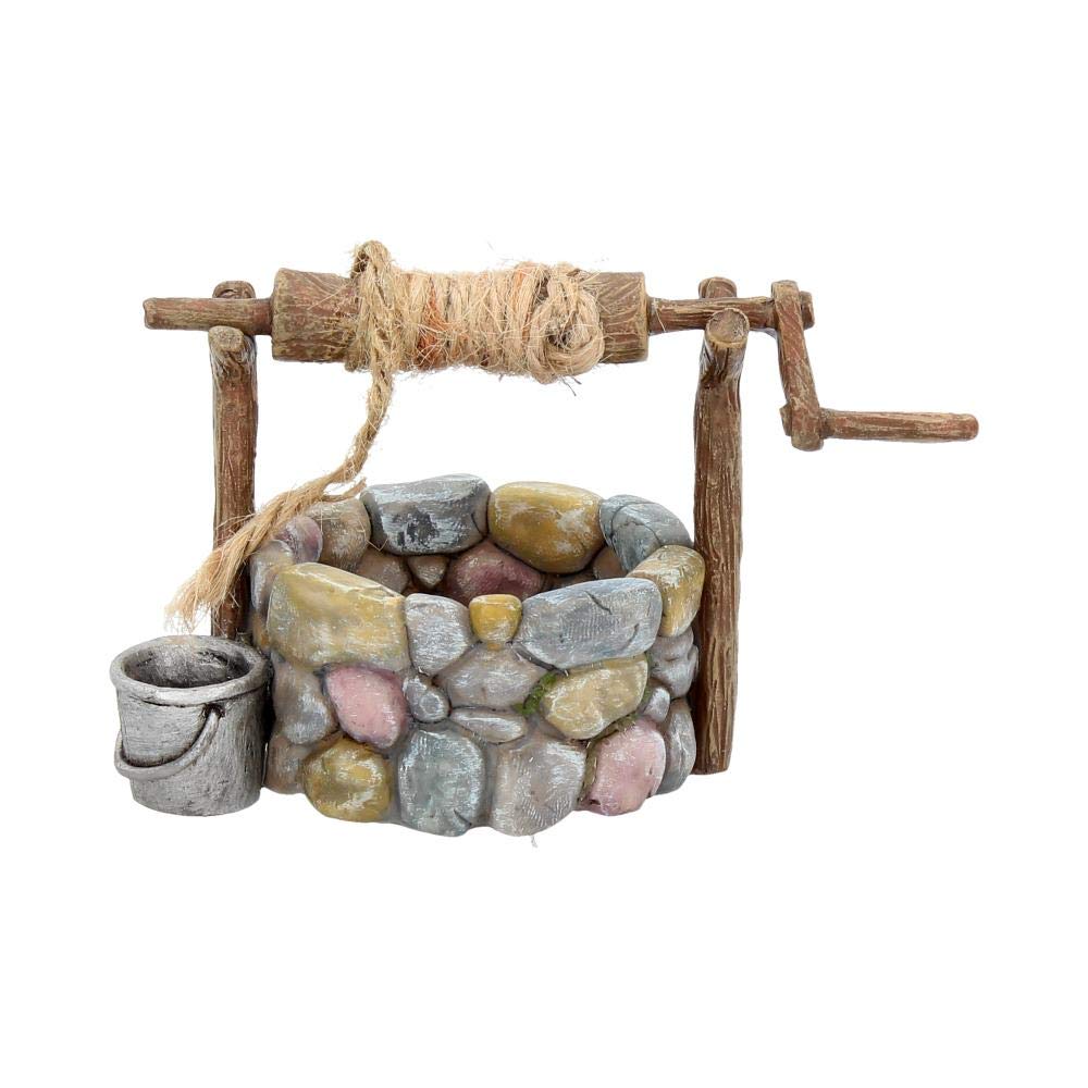 Nemesis Now Wishing Well Figurine - Fairy House Design | 9cm Height | Wood Material 1