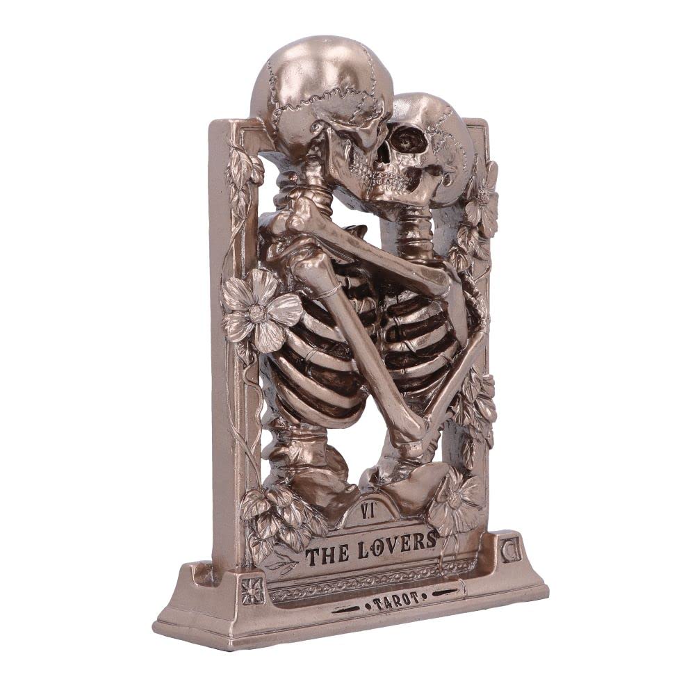 Nemesis Now The Lovers Skeleton Figurine - Gothic Bronze Ornament | 20.5cm Height 5