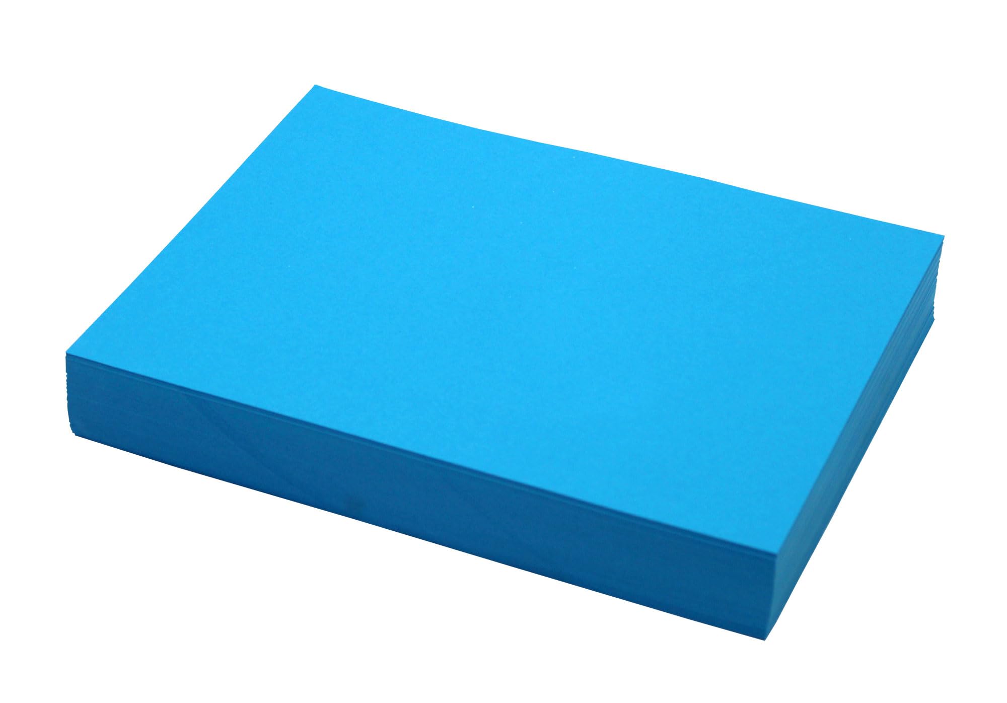 Hawksbill A4 Blue Cardstock - 180 GSM Premium Paper for Crafts, Stationery & Printouts | 100 Sheets 1