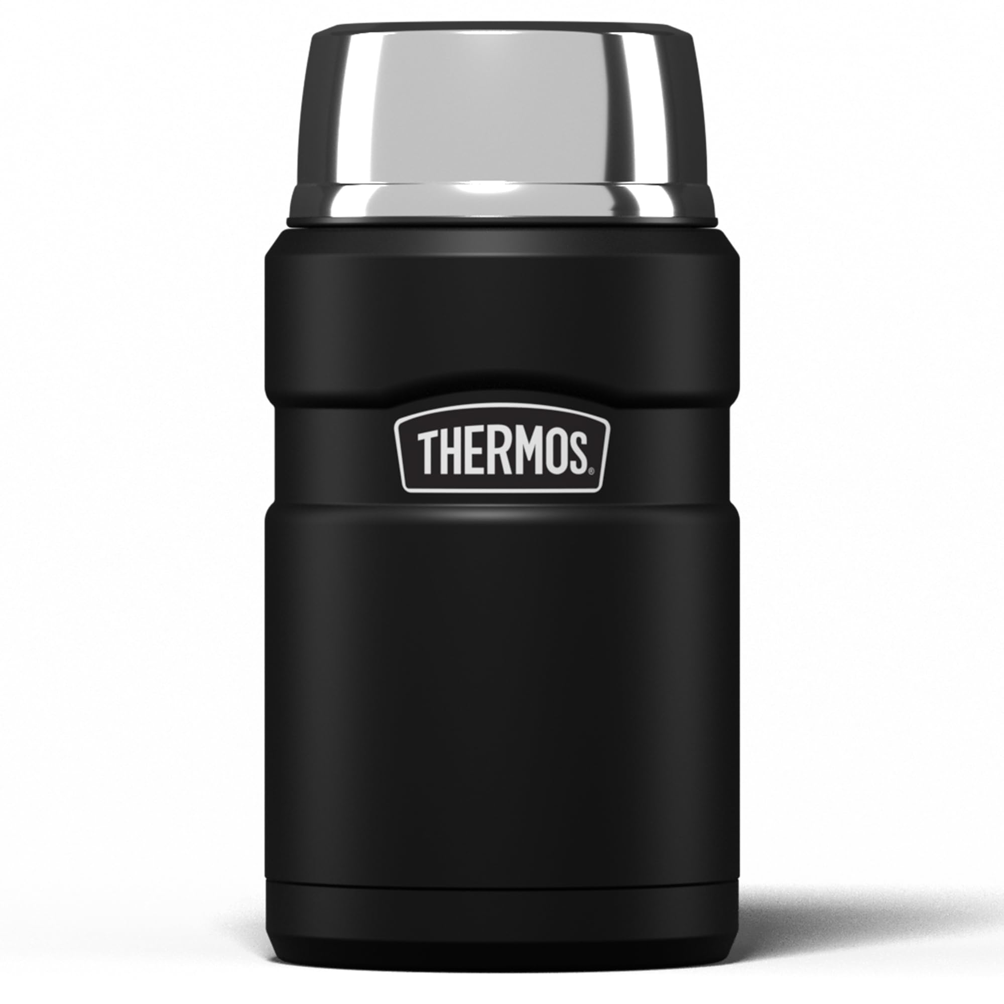 Thermos Stainless King Food Flask - 710ml Capacity | Hot 14 Hrs, Cold 24 Hrs | Matt Black